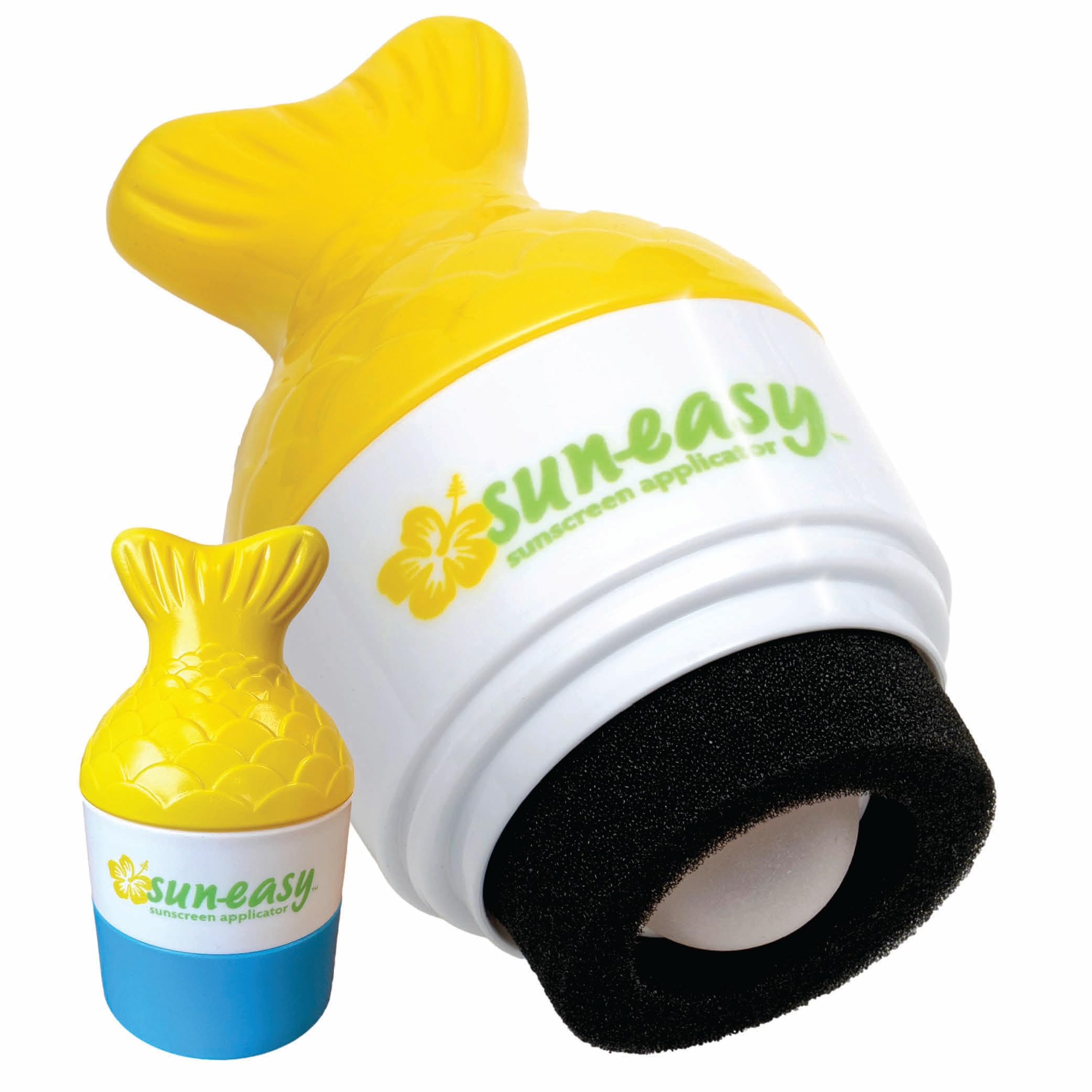 Sun-Easy Sunscreen Applicator, Refillable Roll-On with Sponge for Kids and Babies, Fun, Fast and Mess-Free application, Holds 80