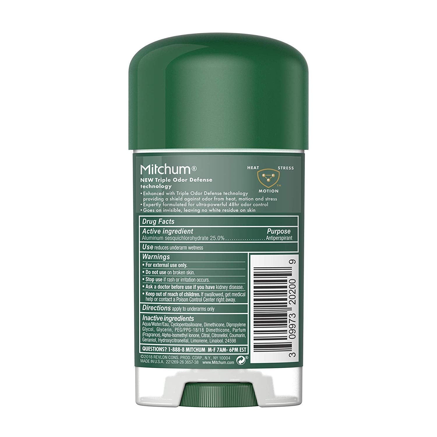 Mitchum Anti-Perspirant And Deodorant, Power Gel, Mountain Air, 2.25 Ounce (63 Gram) (Pack Of 6)