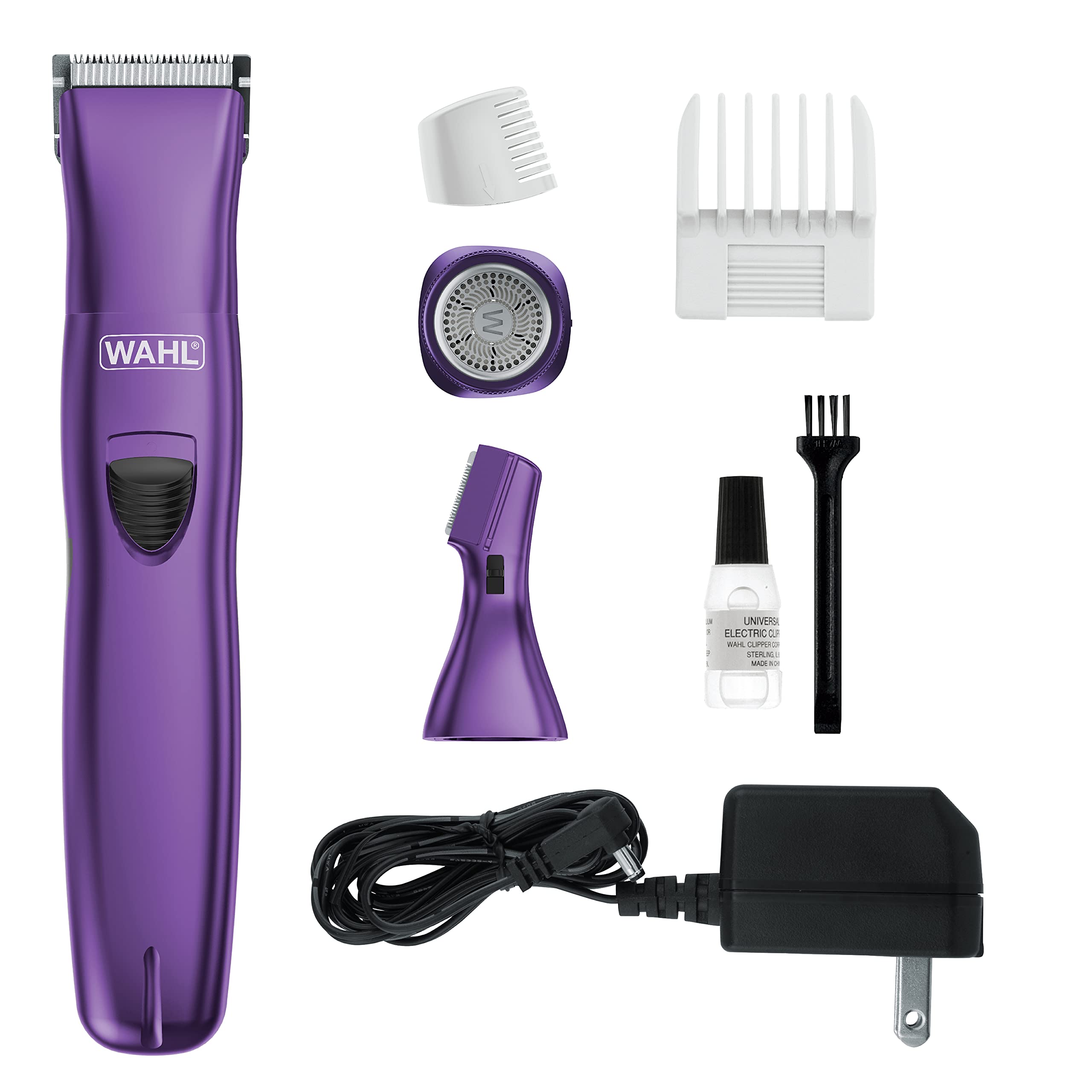 Wahl Pure Confidence Rechargeable Electric Trimmer, Shaver, & Detailer for Smooth Shaving & Trimming of The Face, Underarm, Eyeb
