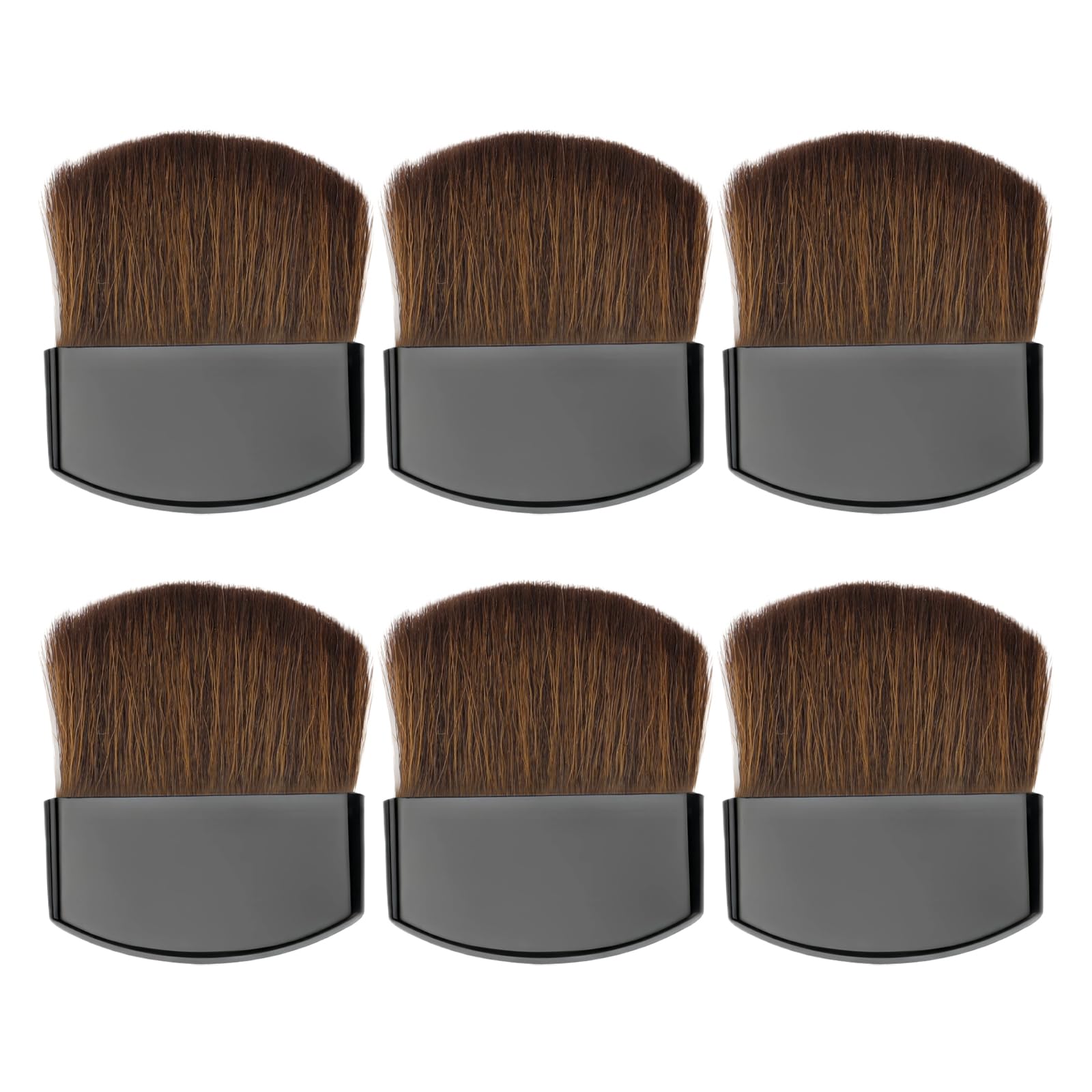 6Pcs Small Makeup Brush,Mini Powder Blush Brush,Facial Makeup Brushes Travel Mini Multifunctional Loose Powder and Blush Brushe