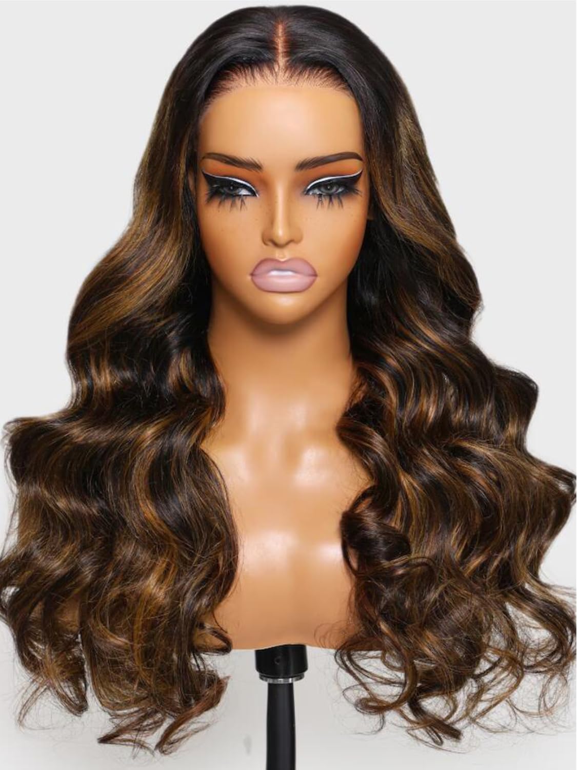 Unice Bye Bye Knots Pre Everything Glueless Wig Balayage Brown 7X5 Lace Front Wigs Human Hair Body Wave Pre Plucked Pre Cut Blea