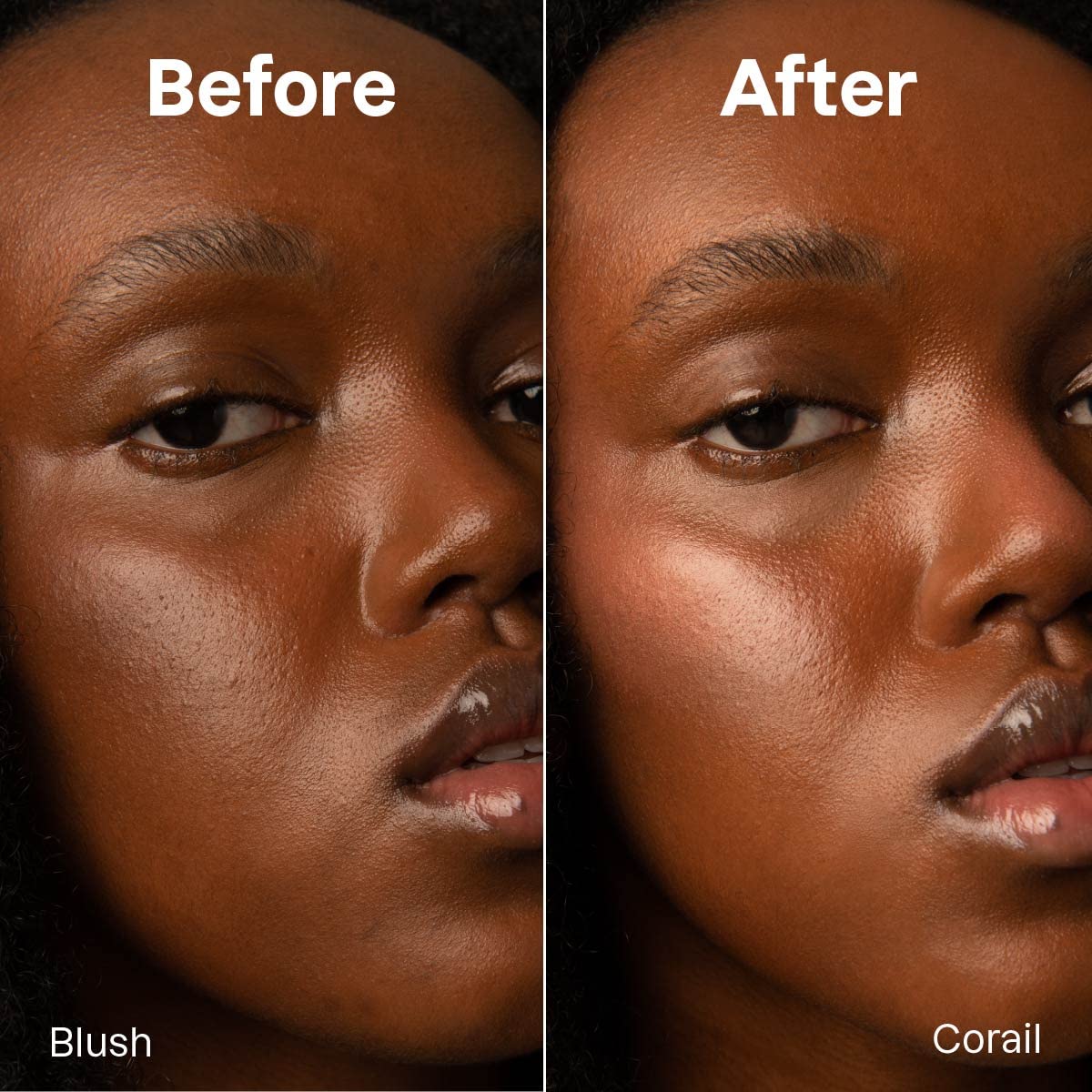 ATTITUDE Oceanly Lightweight Blush Stick, Titanium Dioxide-Free, EWG Verified, Plastic-Free, Vegan & Cruelty-free Makeup, Corail