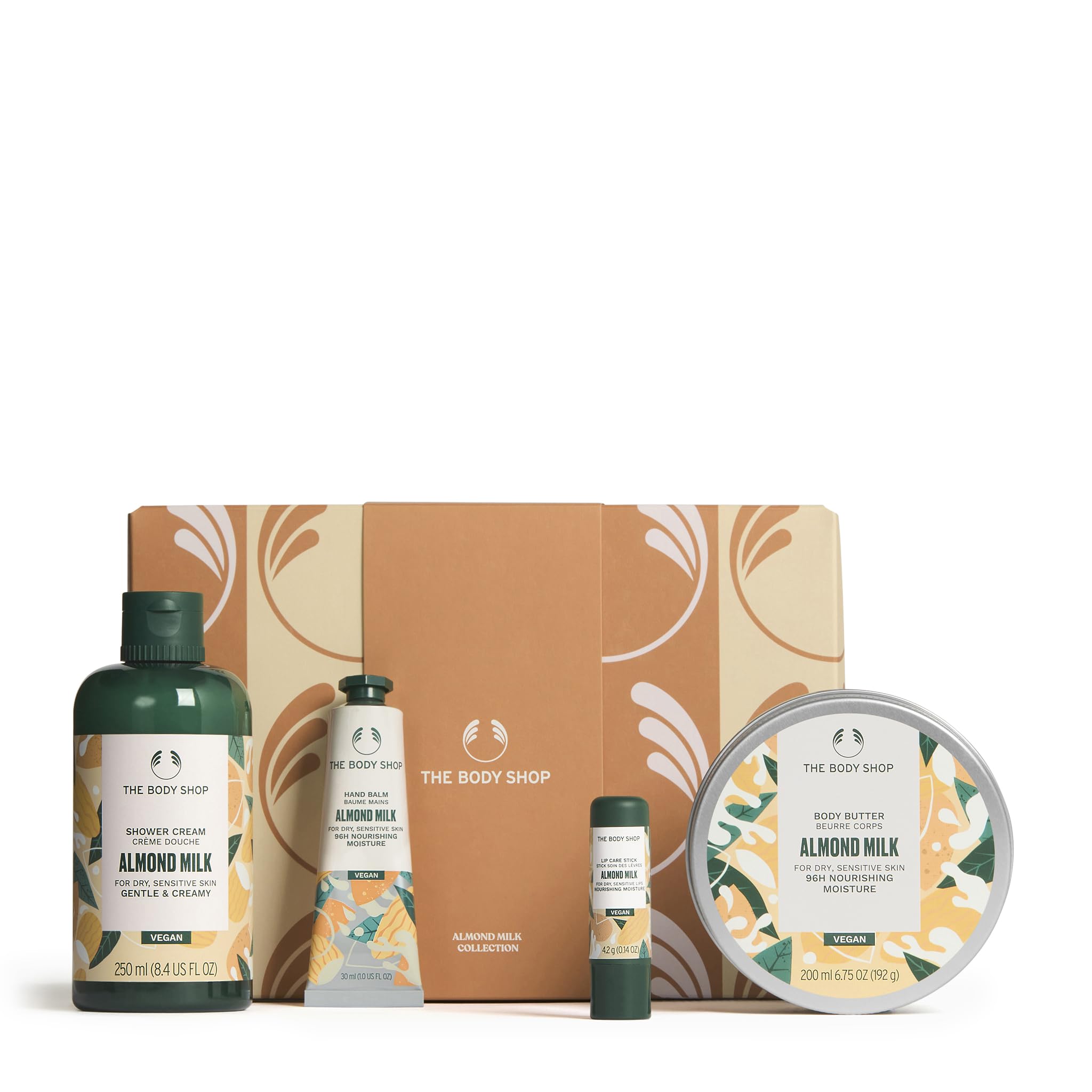 The Body Shop Almond Milk Collection Gift Set | 4Piece Body Care Routine