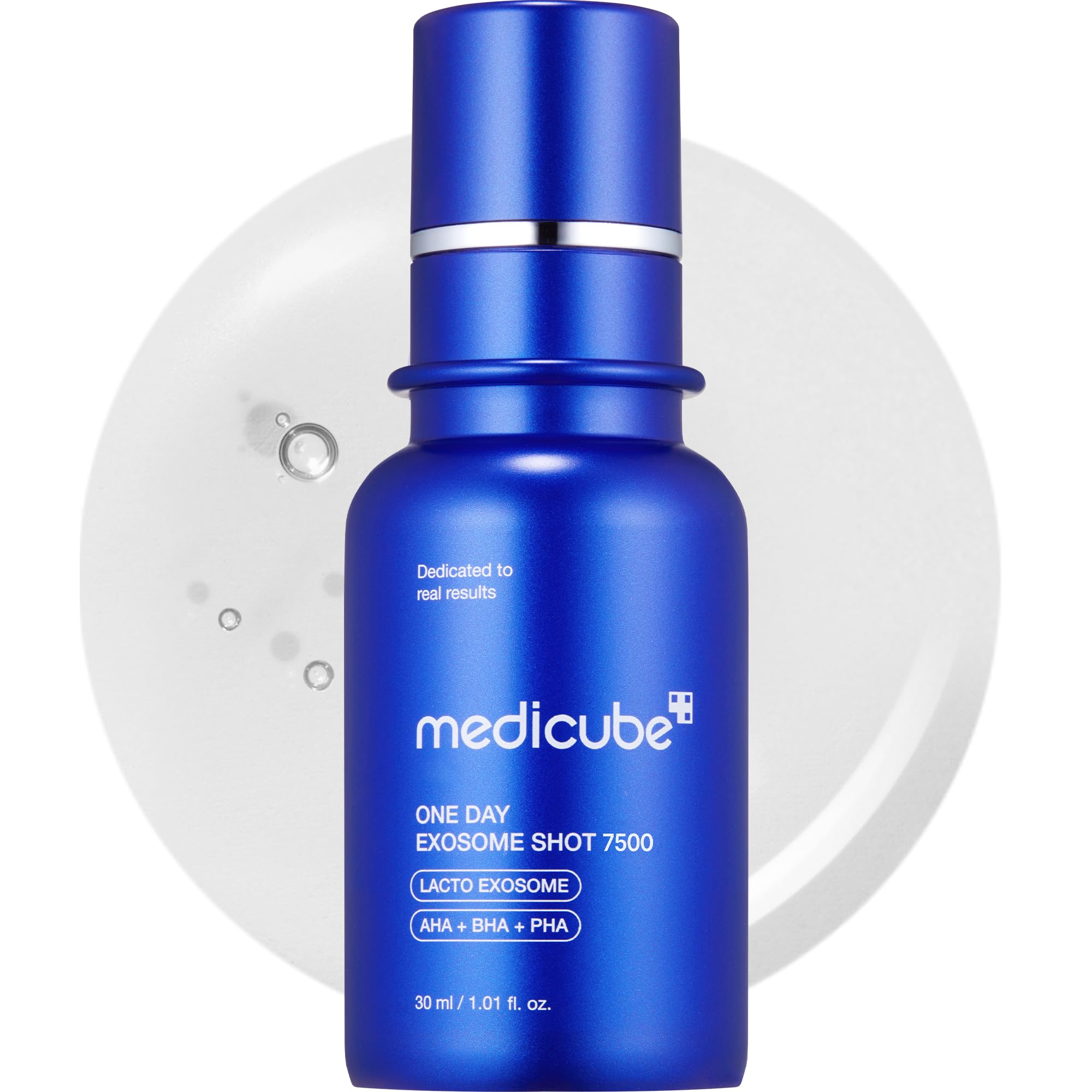 Medicube Zero Exosome Shot 7,500 Ppm Spicule Facial Serum | Liquid Skin Booster Serum | Exosome, Aha+Bha+Pha | Pore Care, Dead S