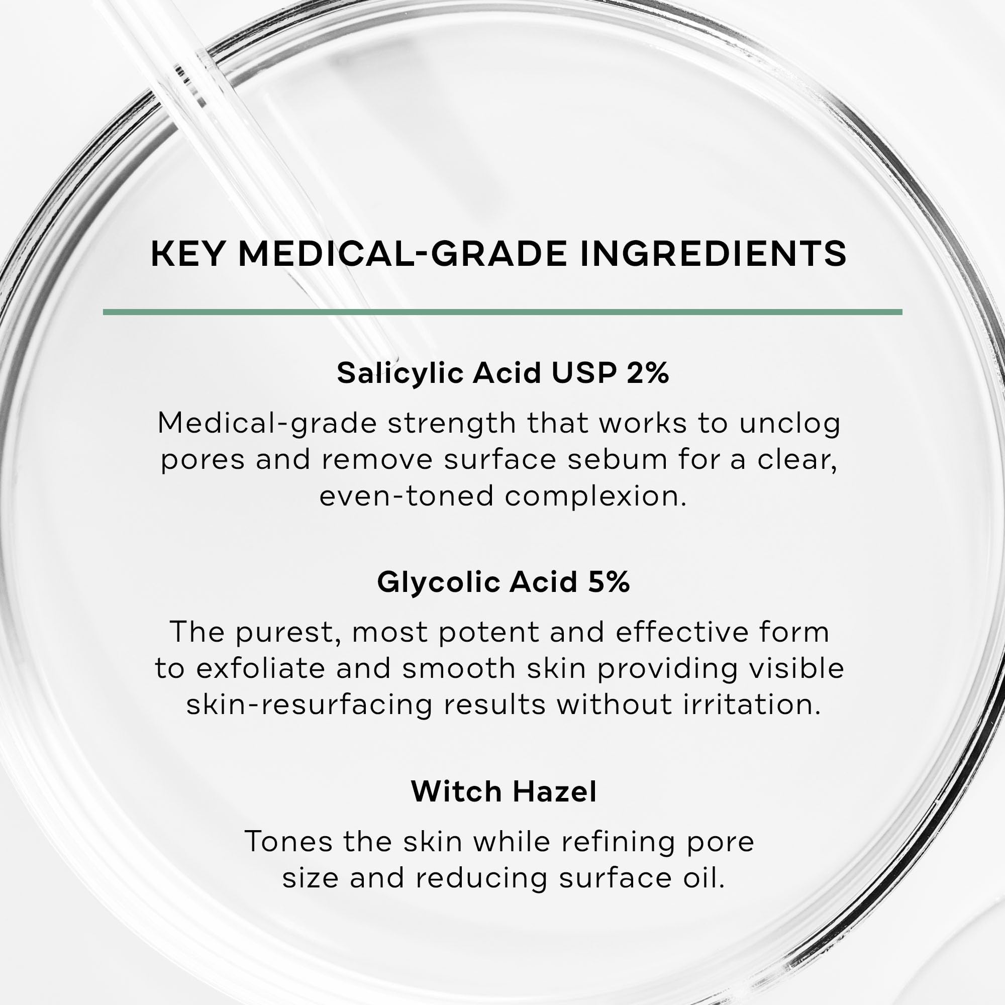 Replenix Gly-Sal 5-2 Clarifying Pads, Medical-Grade Exfoliating Cleansing Wipes For Acne-Prone Skin, Oil-Free Facial Treatment W