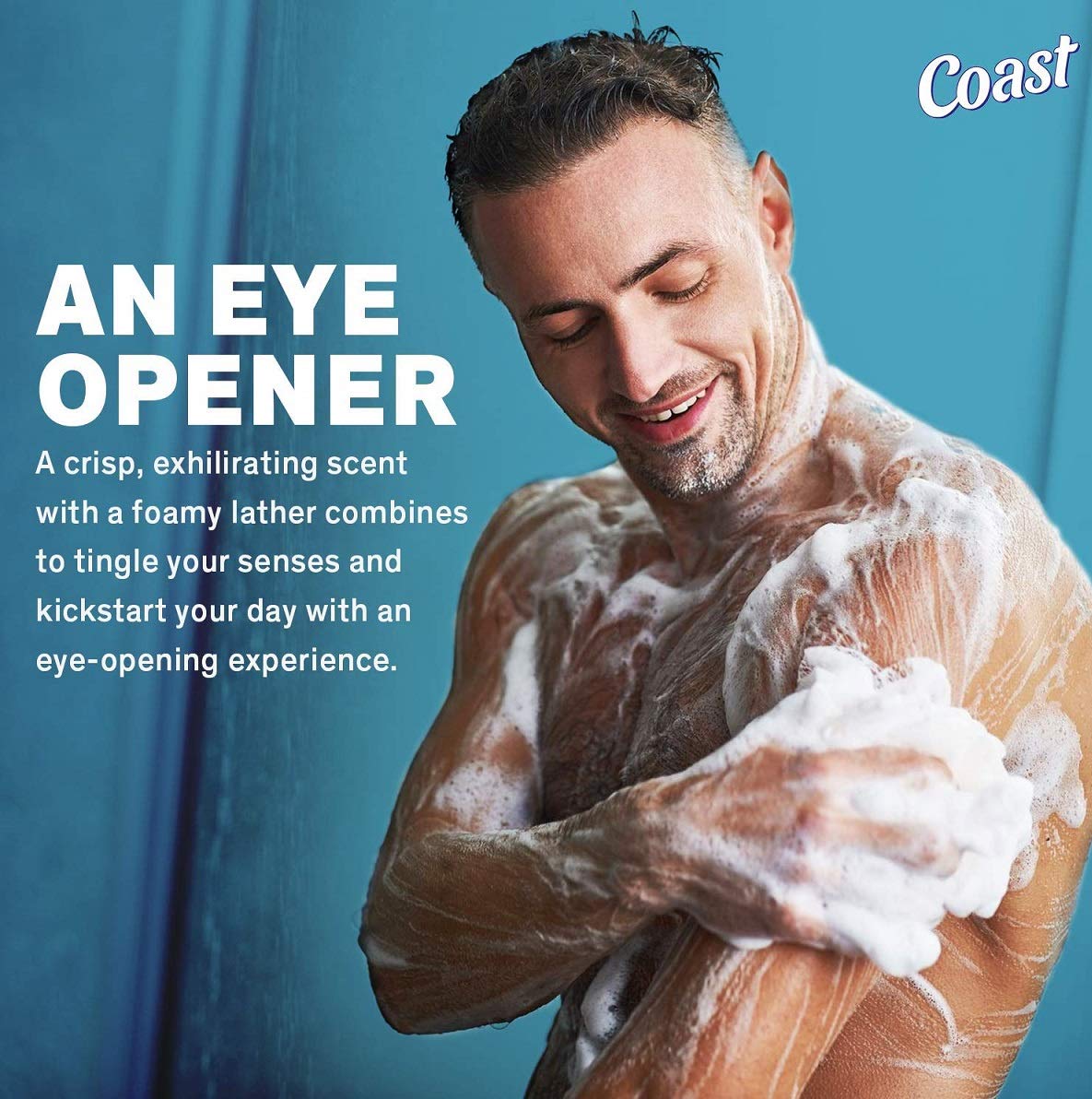 Coast Refreshing Deodorant Soap Bar - 16 Bars - Thick Rich Lather Leaves Your Body Feeling Energized And Clean - Classic Pacific