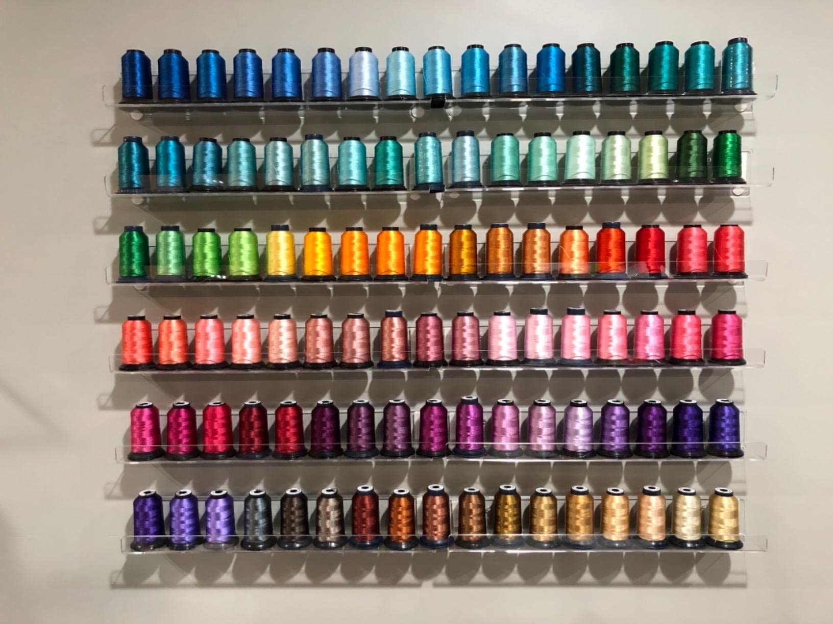 Acrylic Nail Polish Organizer Wall Mounted Nail Polish Display Racks 4 Pack Essential Oil Stand Holder Home Organizer
