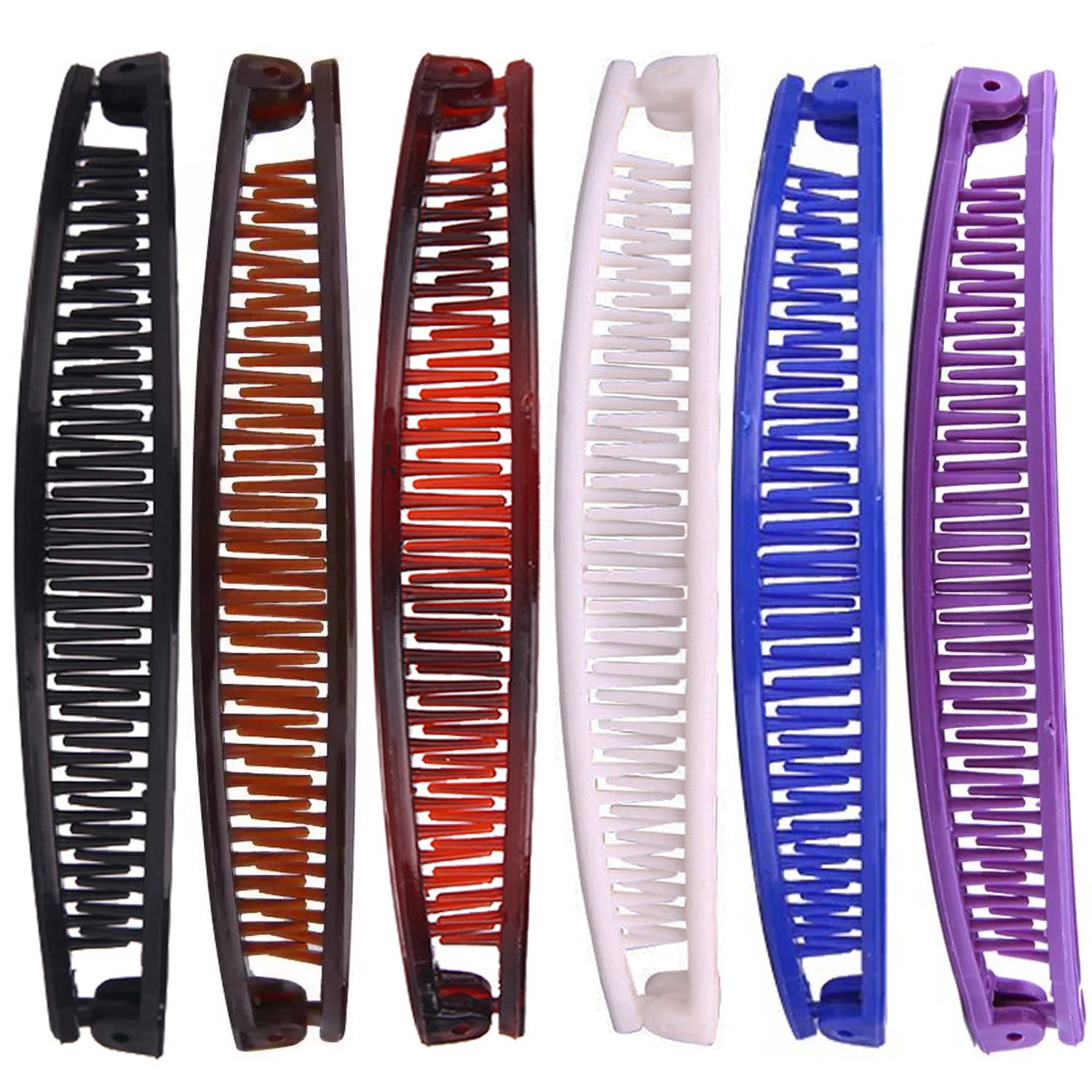 Youme Banana Clips Hair for Thick Fine Vintage Classic Clincher Combs Clamp Grip Large Ponytail Holder Women Curly Claw Barrette