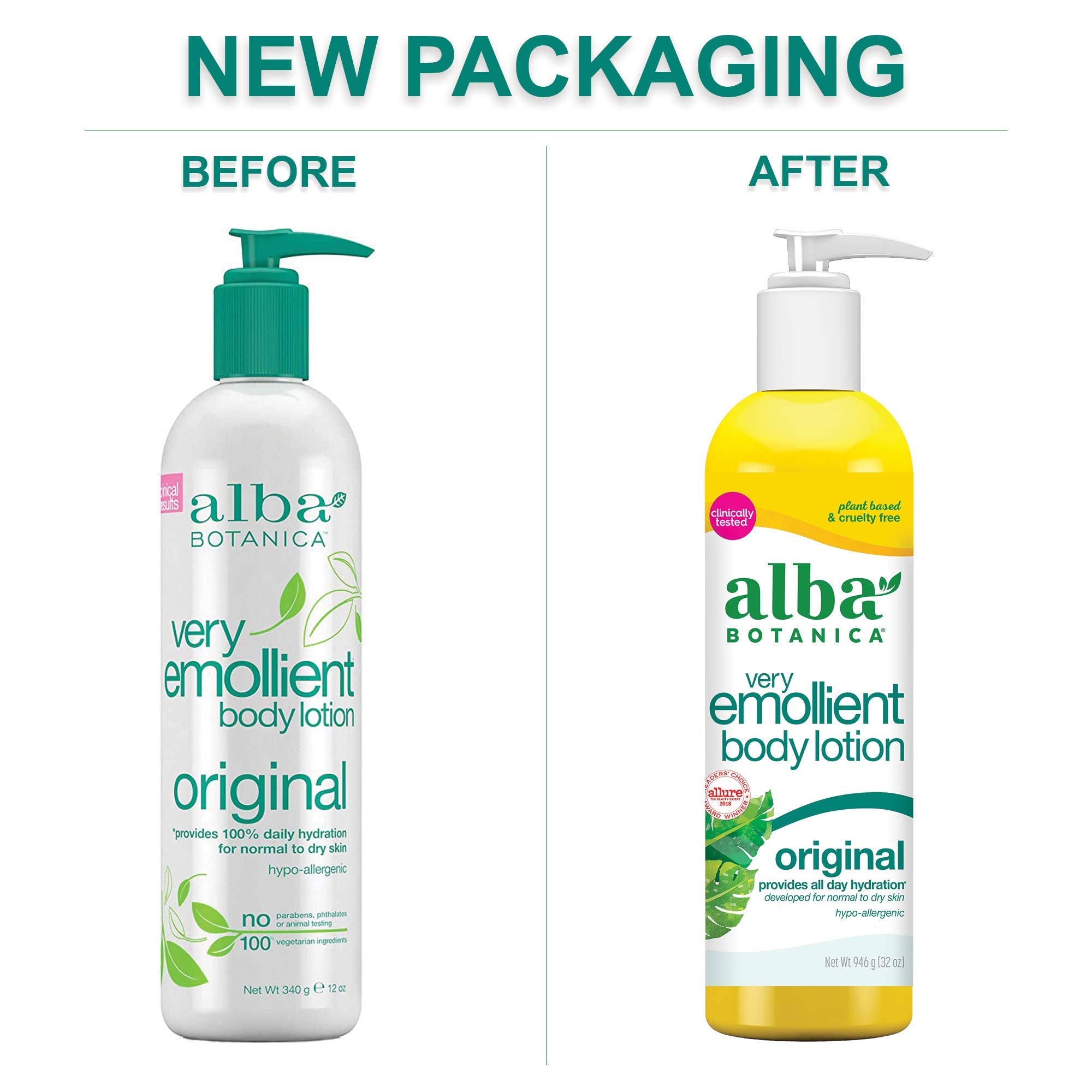 ALBA ORG VRY EMOL BDY LT ( 1 X 12 OZ   )