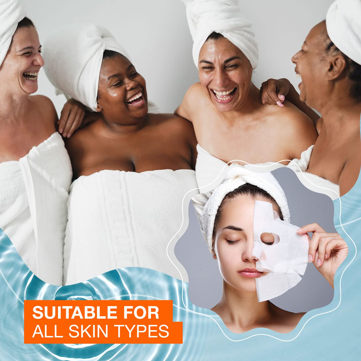 Natural Chemist Mint & Tea Tree Foot Masks - Moisturizing, Softens Dry Cracked Feet, Removes Dead Skin, Revitalizing, Dermatolog