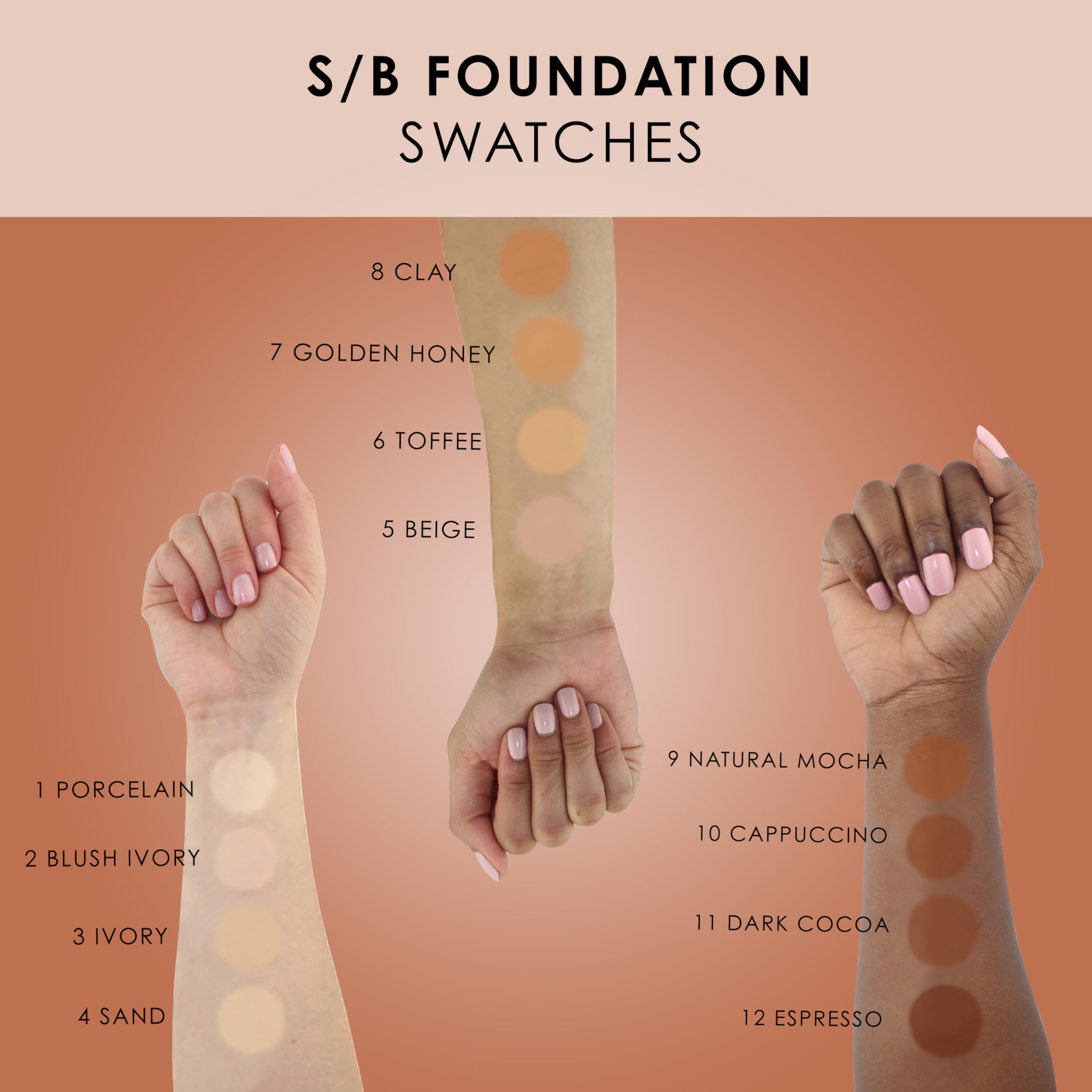 Temptu S/B Silicone-Based Airbrush Foundation: Professional Long-Wear Liquid Makeup, Sheer To Full Coverage For A Hydrated, Heal