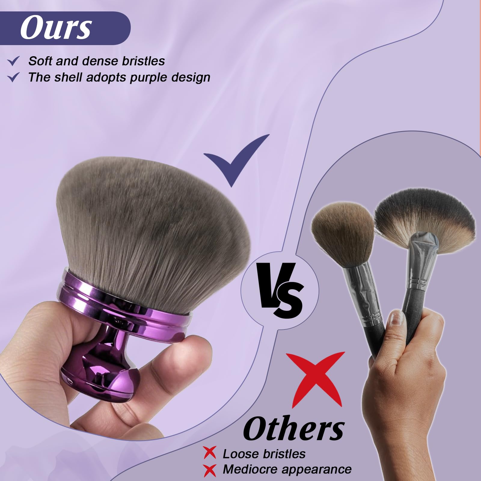 UNIMEIX Extra Large Body Makup Brush for Self Tanner Blend and Blur Body Brush, 3.2 Inch Wide-headed Sunscreen Applicator for Fa