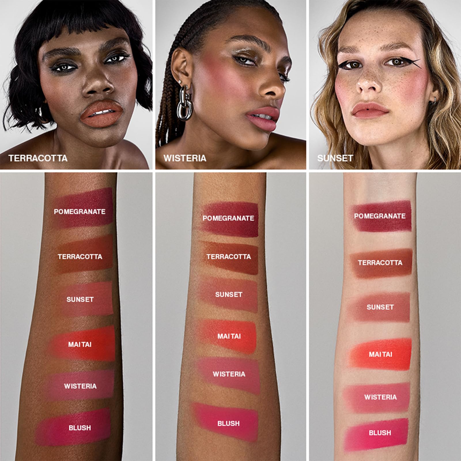 Smashbox Halo Sheer To Stay Cream Cheek + Lip Tint, Sheer-To-Medium Coverage, Flush Matte Color