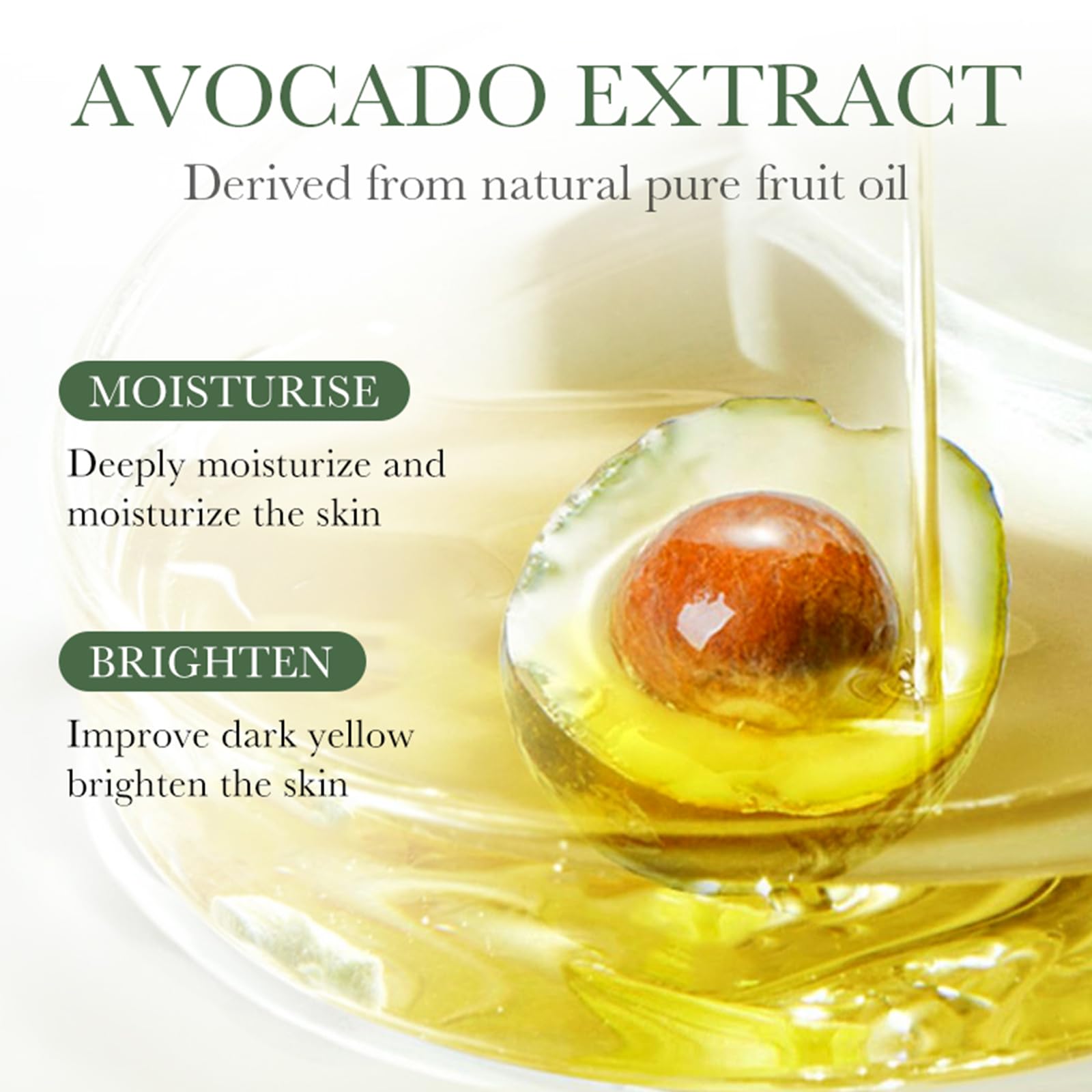 Avocado Skin Care Set for Women,6PCS Skincare Kits with Facial Cleanser, Toner, Serum, Lotion,Cream, Eye Cream, Moisturizing Kor