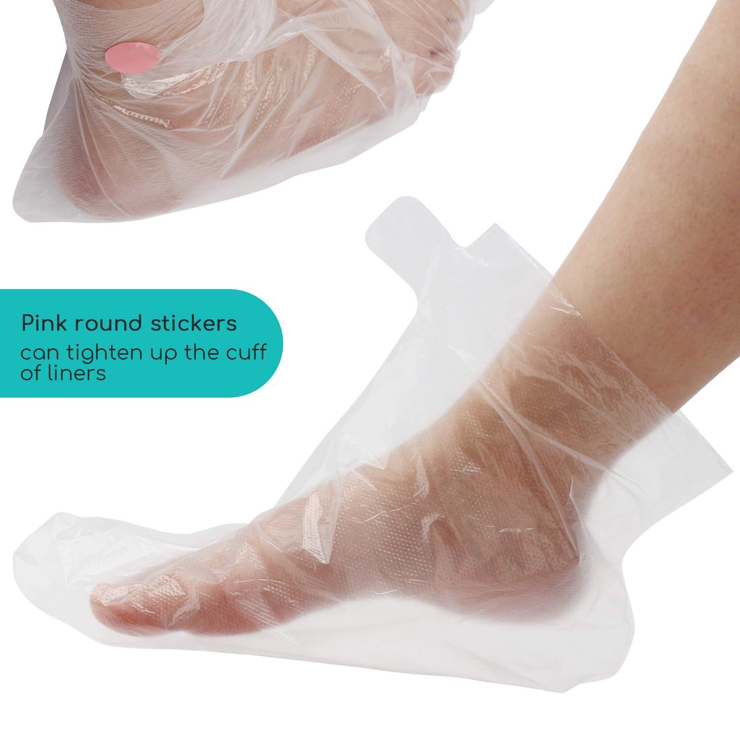 Segbeauty Paraffin Wax Bath Liners For Foot, 400Pcs Paraffin Foot Bags, Plastic Paraffin Bath Mitts Socks Hot Wax Thera-Py Booti