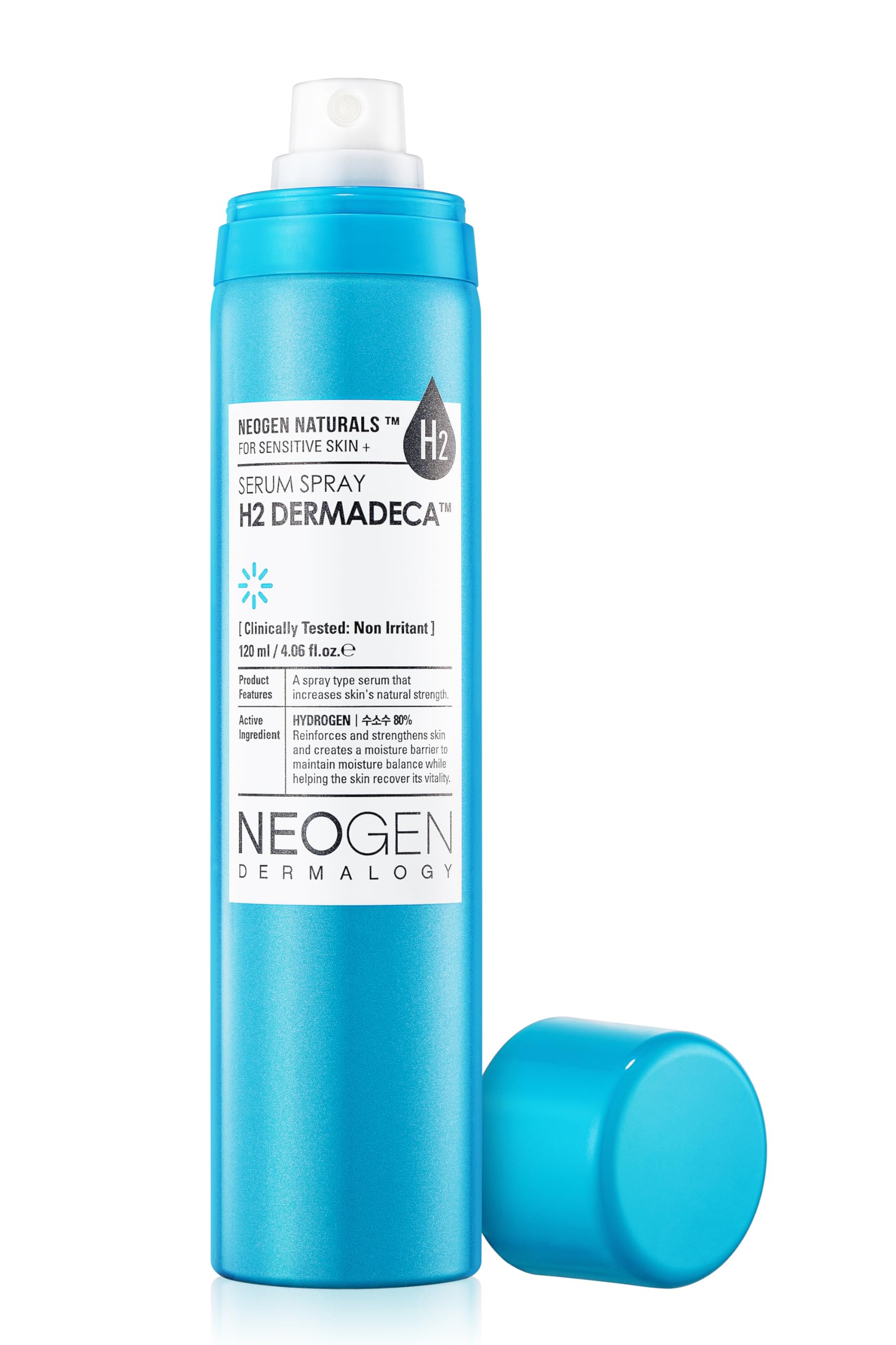 [K-Beauty] Neogen H2 Dermadeca Serum Facial Spray | 80% Hydrogen-Water Face Mist Hydrating Serum w/Niacinamide Vitamin C & Cente