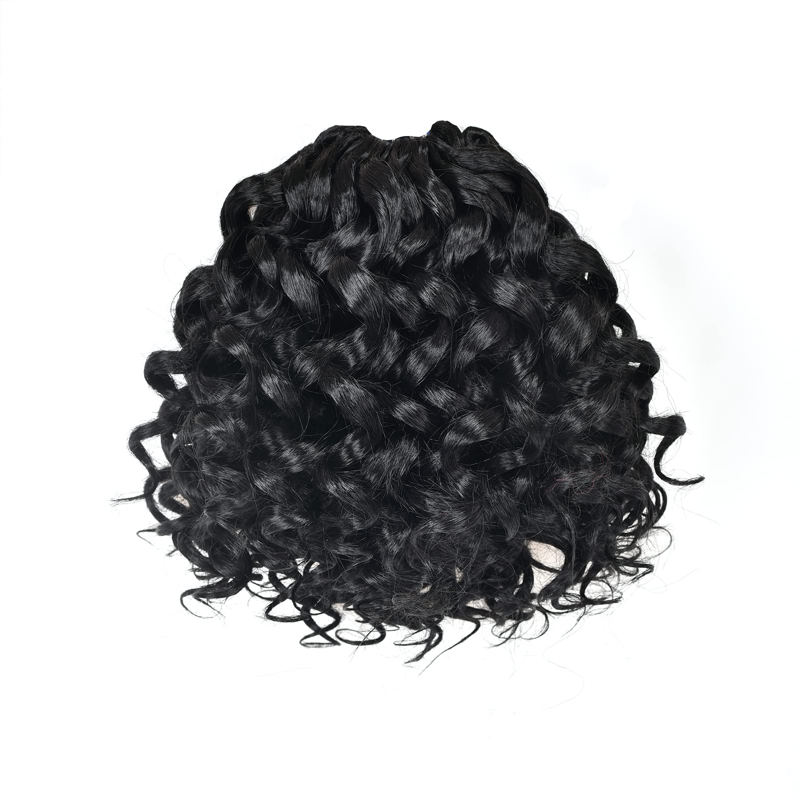 Toyotress Beach Curl Crochet Hair - 10 Inch 8 Packs Natural Black Ocean Wave Crochet Hair, Short Curly Water Wave Deep Twist For