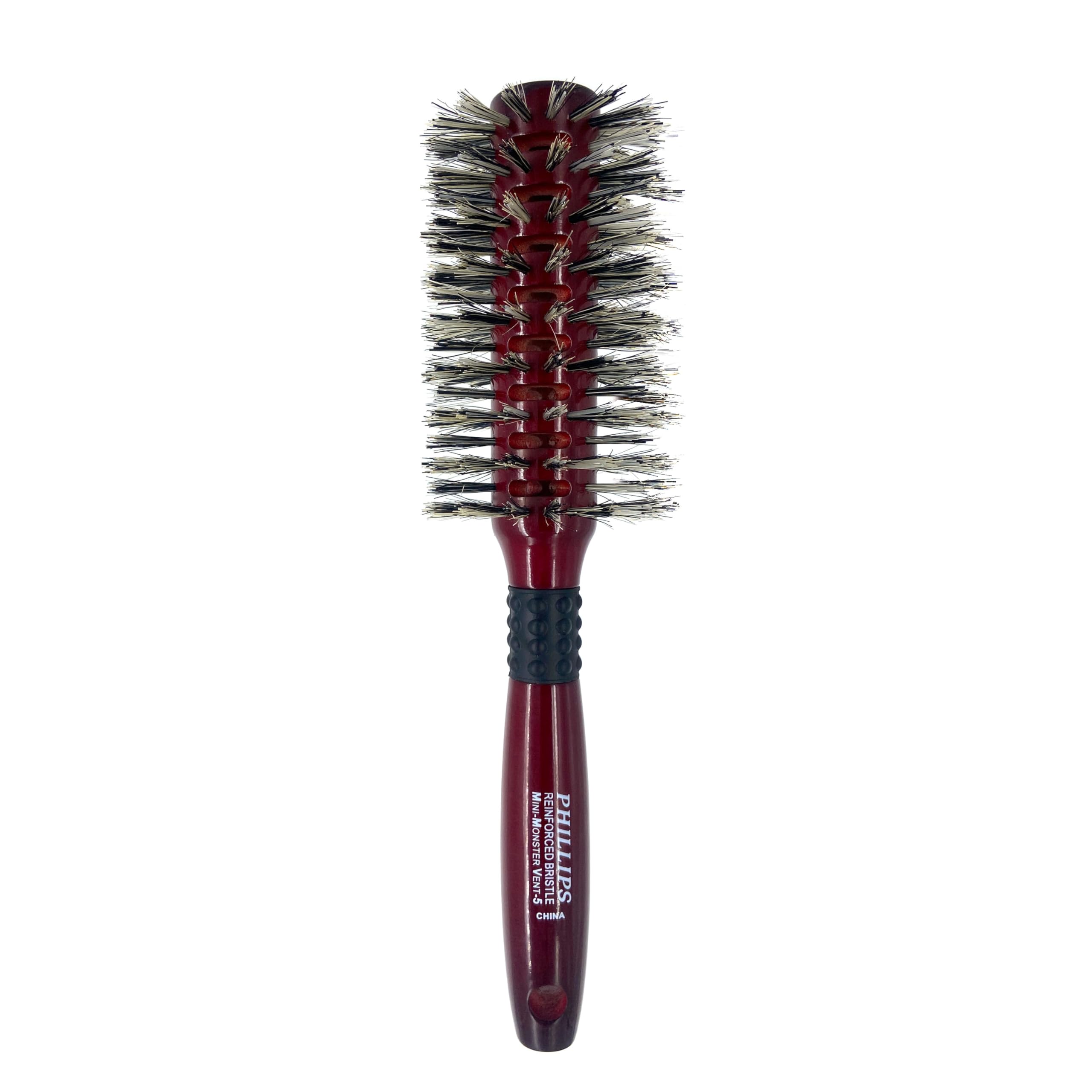 Phillips Brush Mini Monster Vent 5 Professional Hair Brush (2.5    Diameter Barrel) - Vented Blowout Hairbrush with Nylon Reinfo