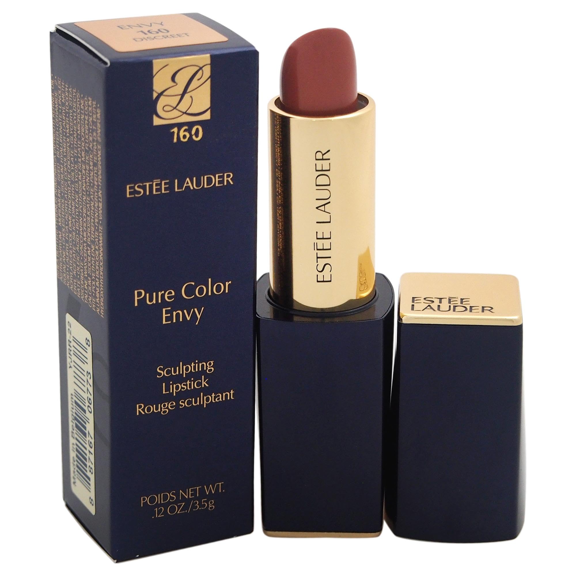 Estee Lauder Pure Color Envy Sculpting Lipstick, # 160 Discreet, 0.12 Ounce