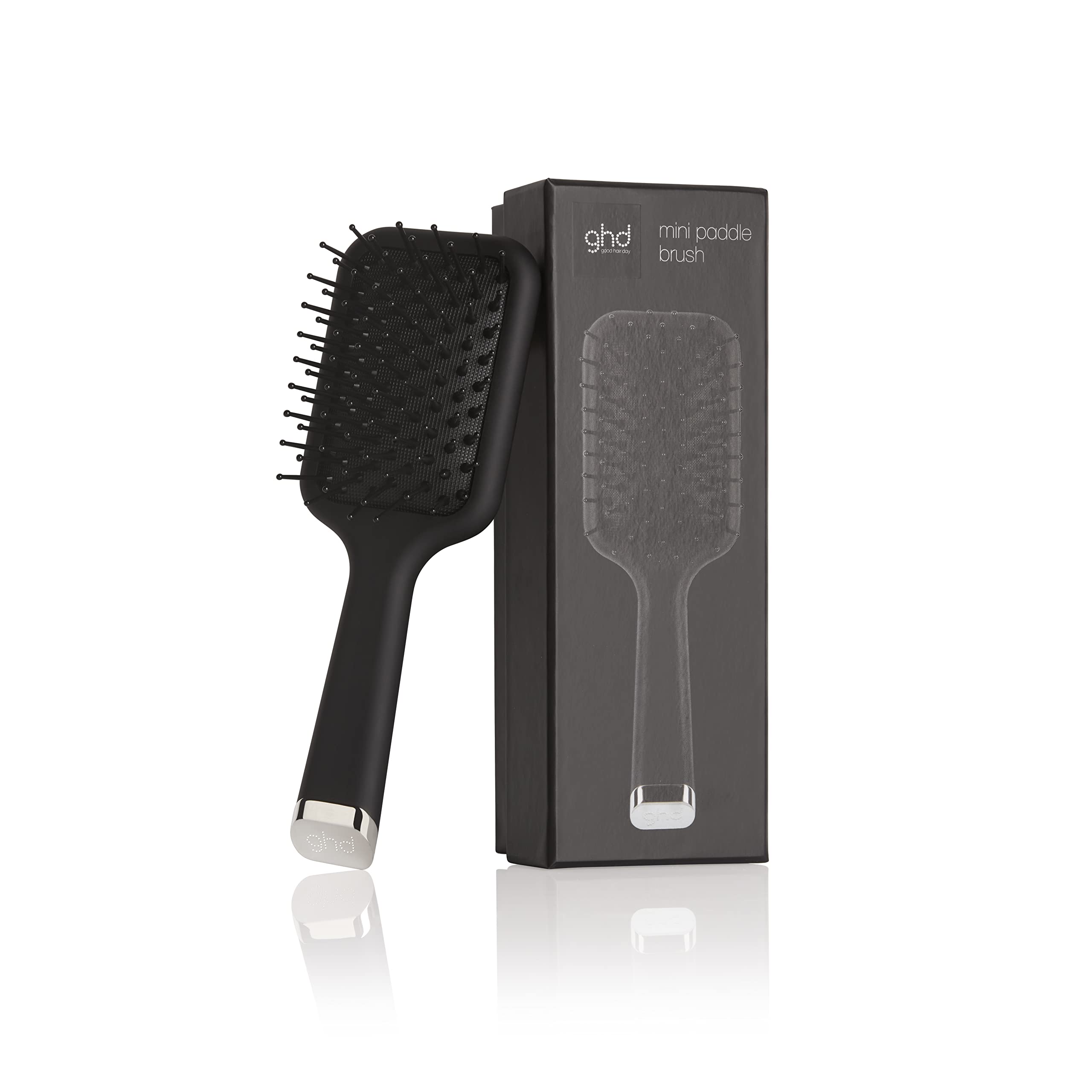 Ghd The Mini All-Rounder Paddle Hair Brush - Travel-Sized Detangling Hair Brush For Thick Hair - Broad Flat Base To Create Strai
