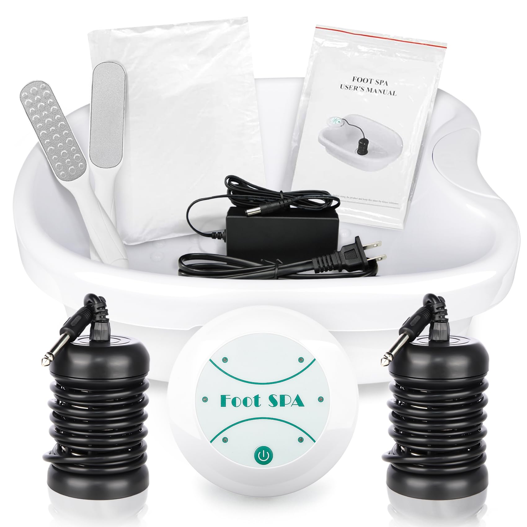 Ionic Foot Detox Machine Ion Detox Foot Bath Machine, Portable Chi Detox Foot Spa Ionic Cleanse Bath Machine, Foot Bath Spa With