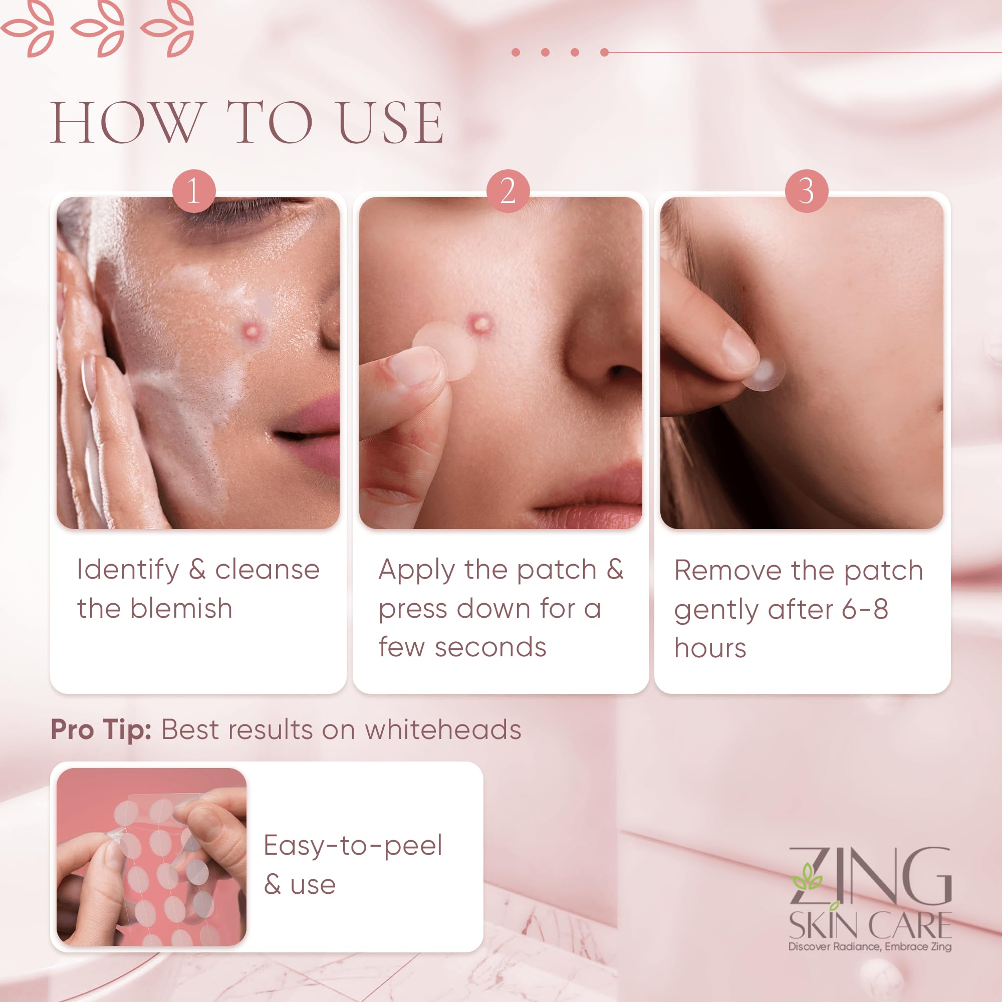Prime Patch - Hydrocolloid Pimple Patches for Face, Clear Zit Stickers & Acne Dots, Strong Adhesion, Ultimate Blemish & Acne Pat