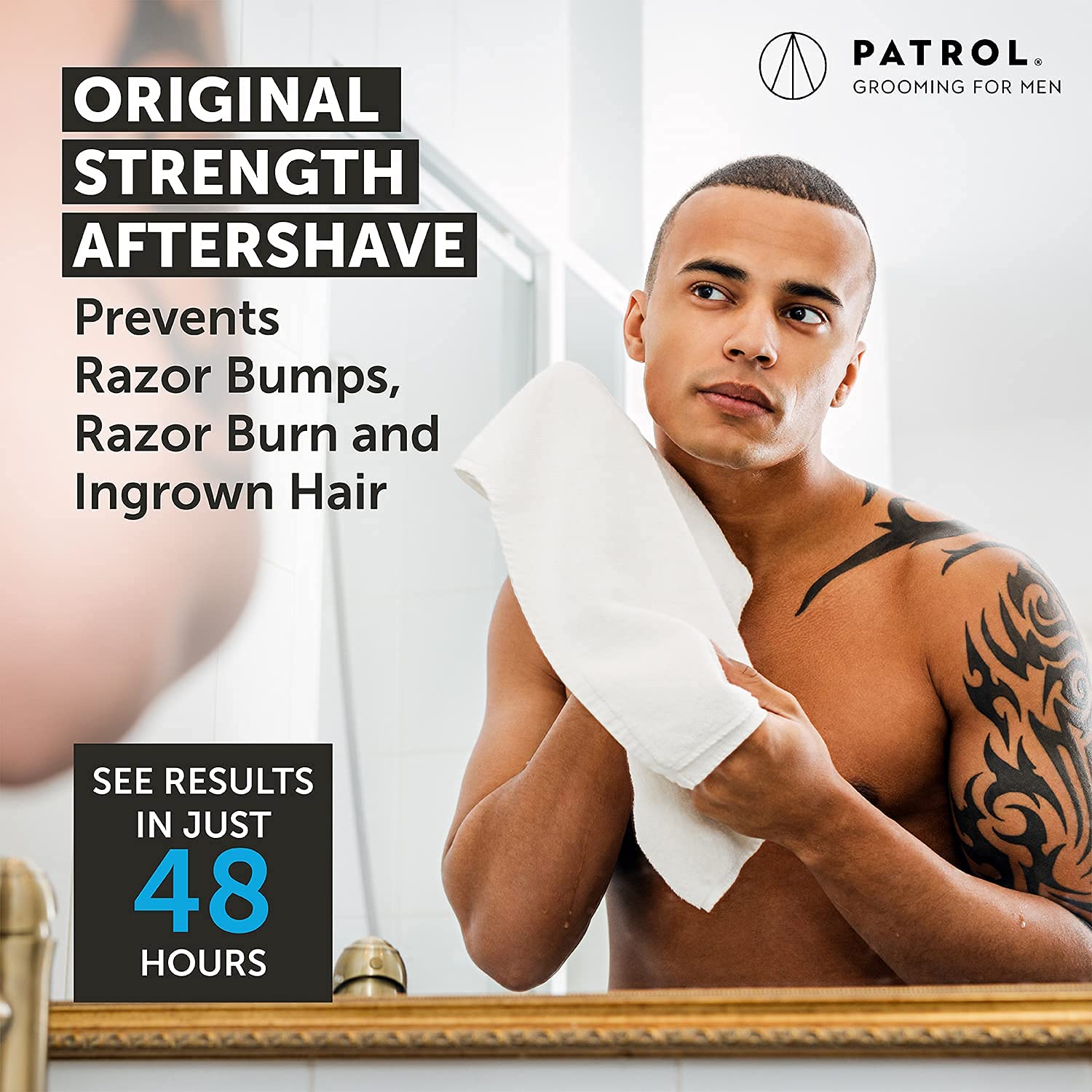 Bump Patrol Cool Shave Gel 4 Ounce Tube (Sensitive) (118ml) (6 Pack)