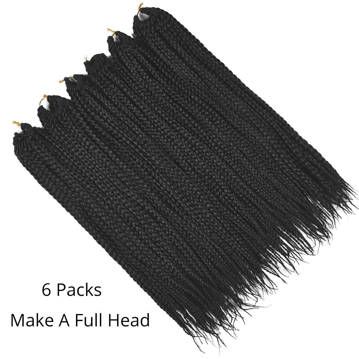 16 Inch Box Braid Crochet Hair,Crochet Box Braids,Crochet Braids Box Braids,Crochet Box Braids Pre Looped,1CM In Diameter 3X 100