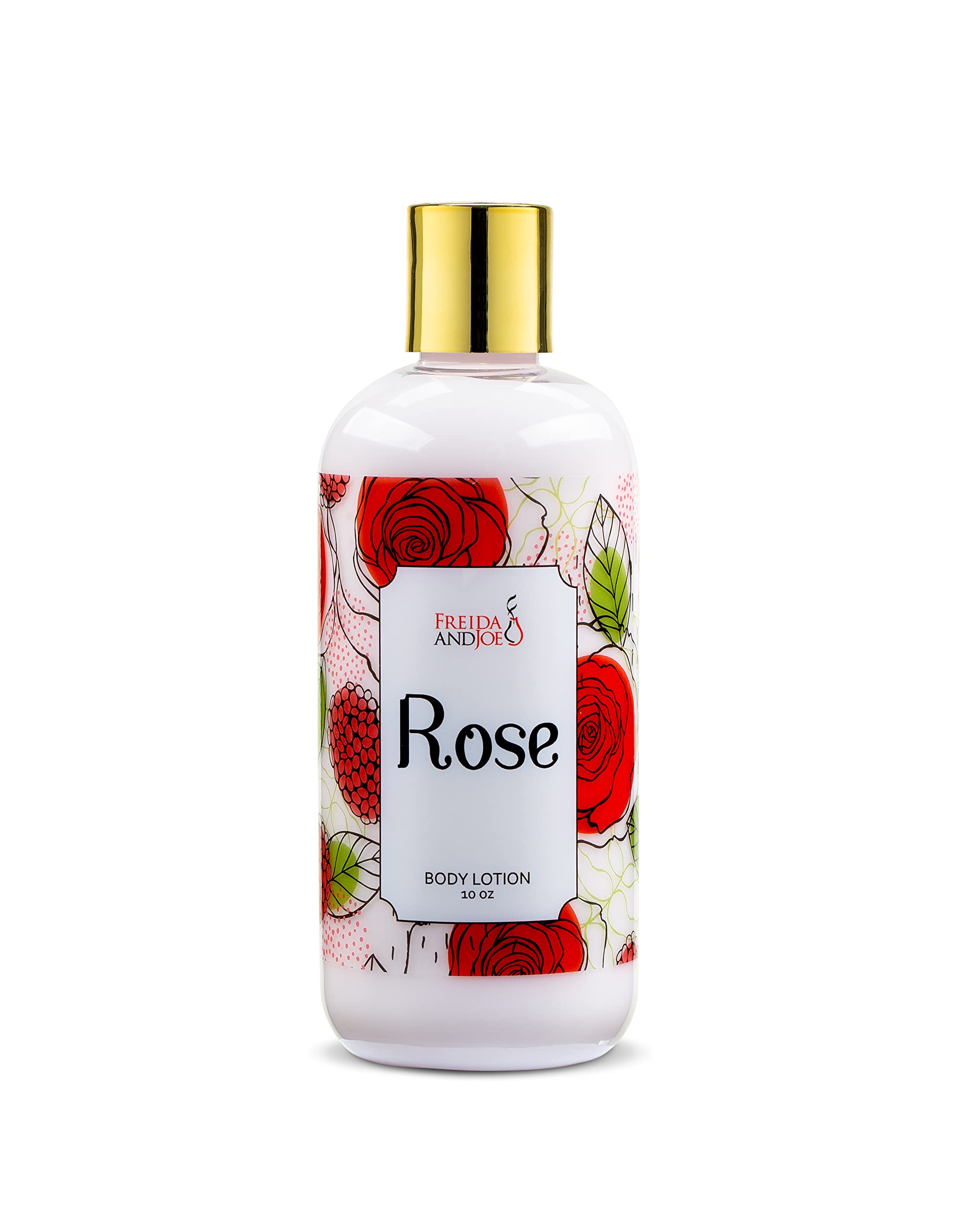 Rose Home Spa Gift 10Oz Deep Moisturizing Fragrance Body Lotion & 8 Oz. Fine Fragrance Body Mist Set Luxury Self-Care Combo For