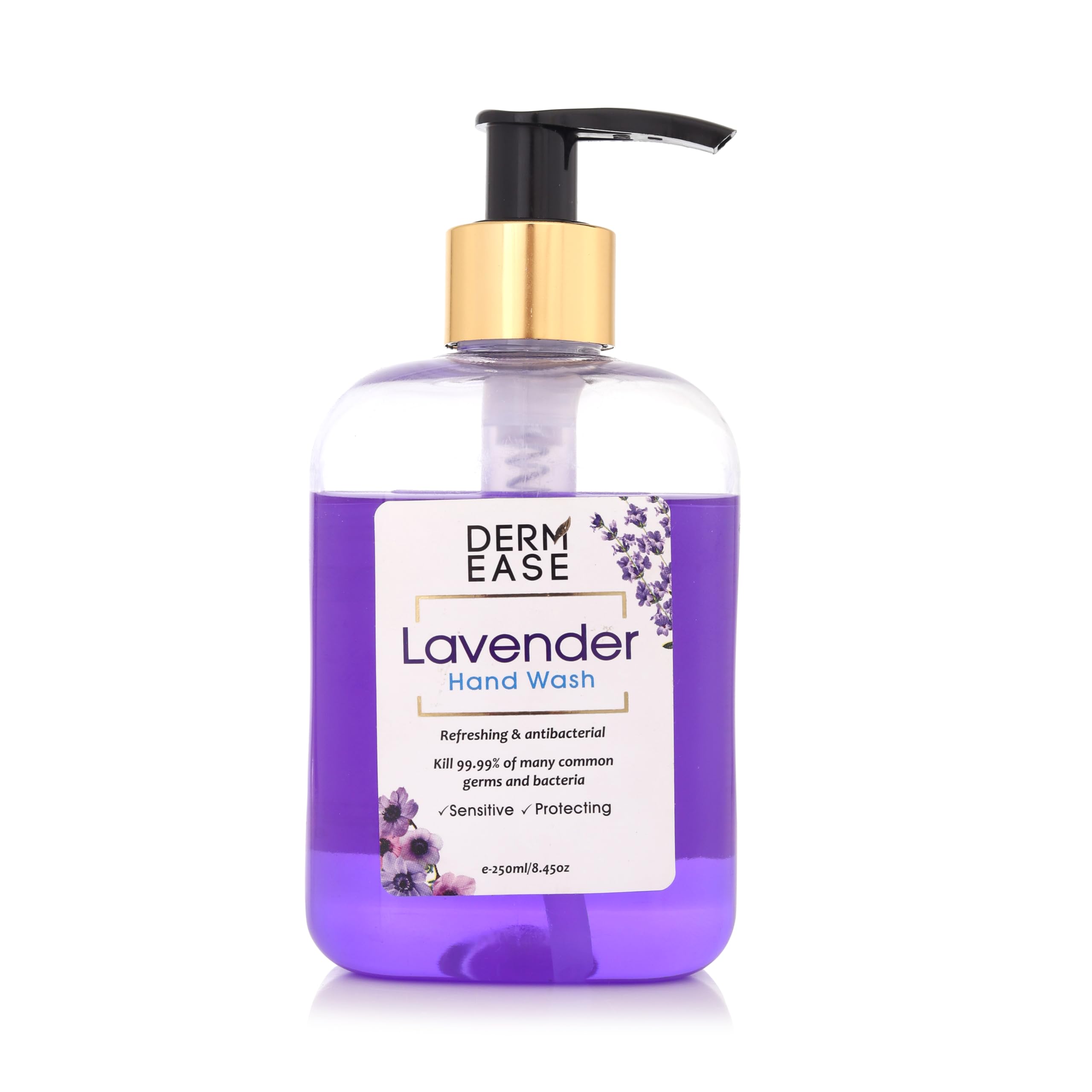 Derm Ease Hand Wash Enriched With Aloevera (100% Paraben Free) With Goodness Of Lavender (250Ml)