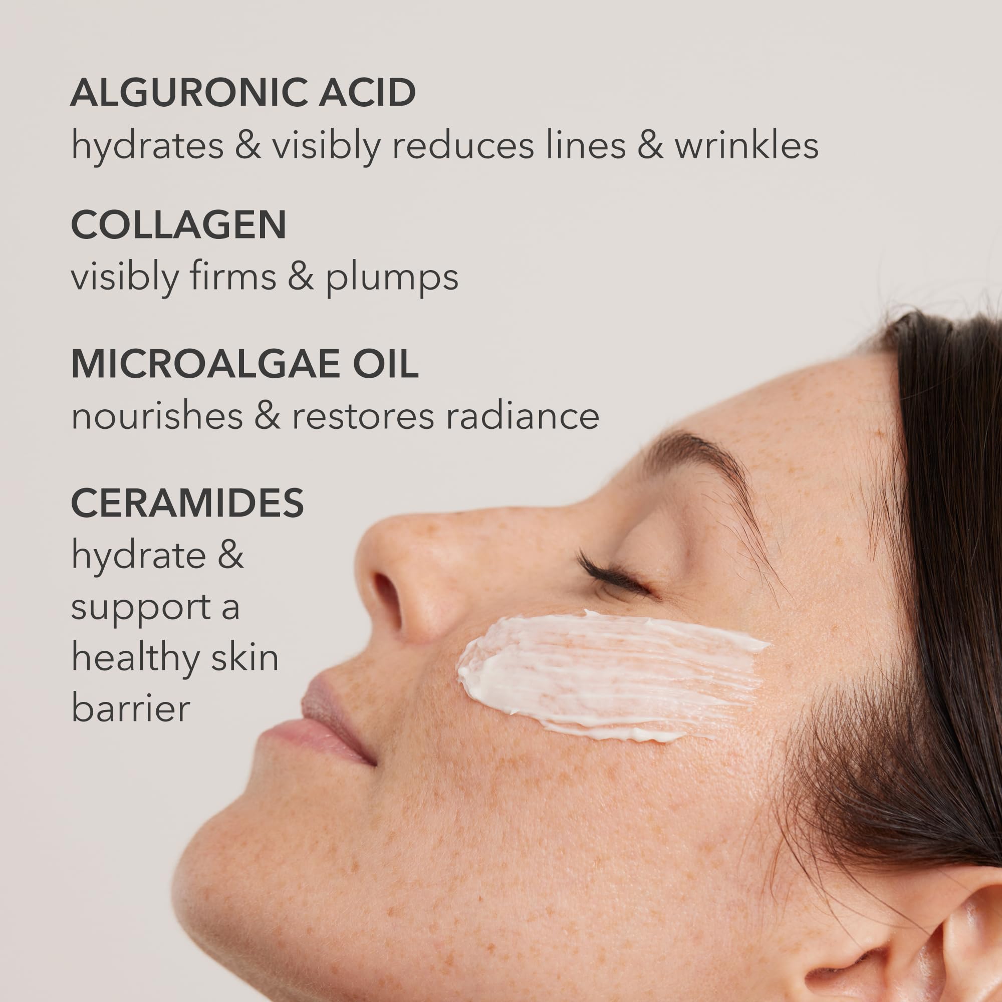 Algenist Genius Sleeping Collagen Night Cream - Firming Face Cream With Collagen, Collagen Amino Acids And Ceramides For A Visib