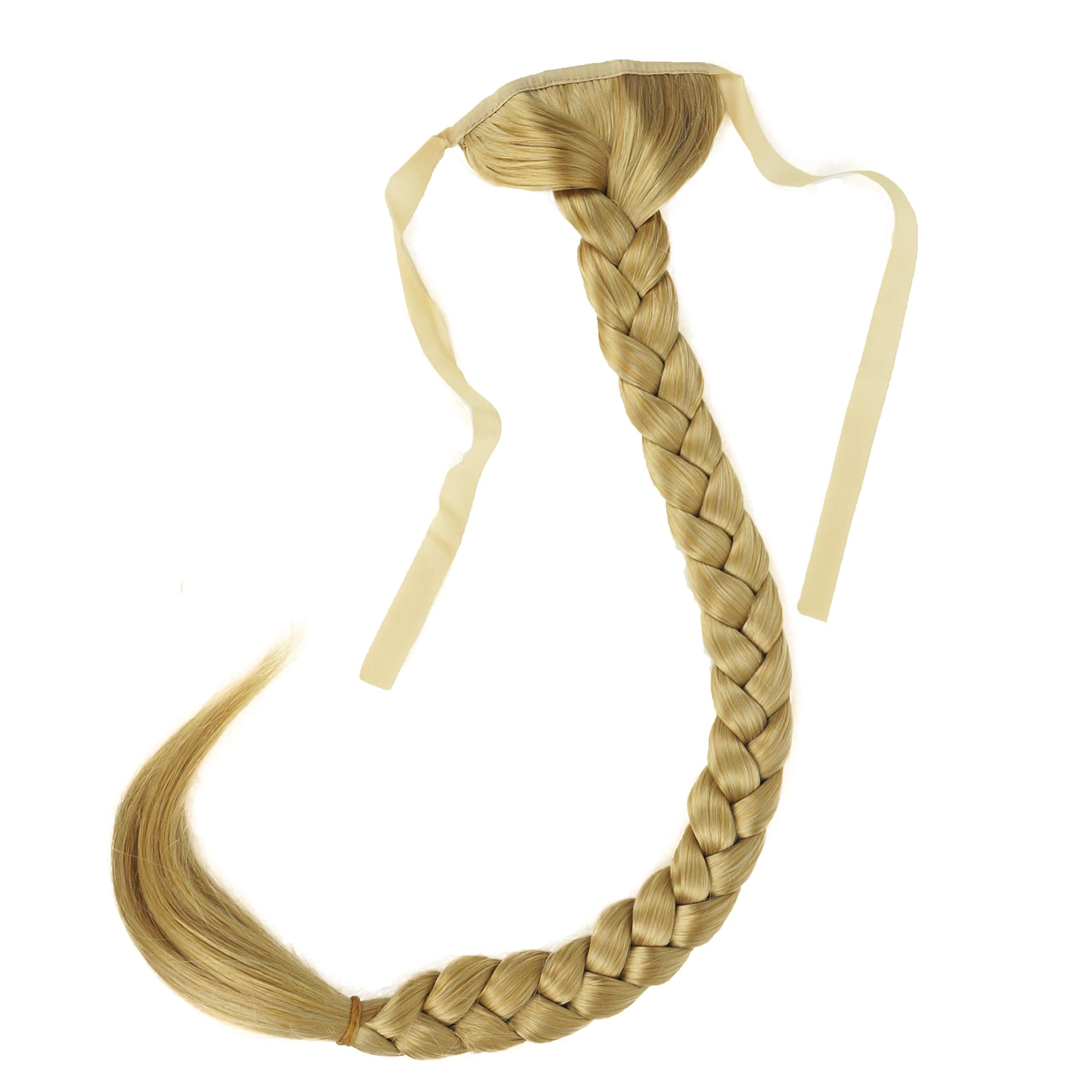 Lydell 24'' Long Fishtail Braid Wrap Around Ponytail Extension Synthetic Hairpiece #24B Light Butterscotch