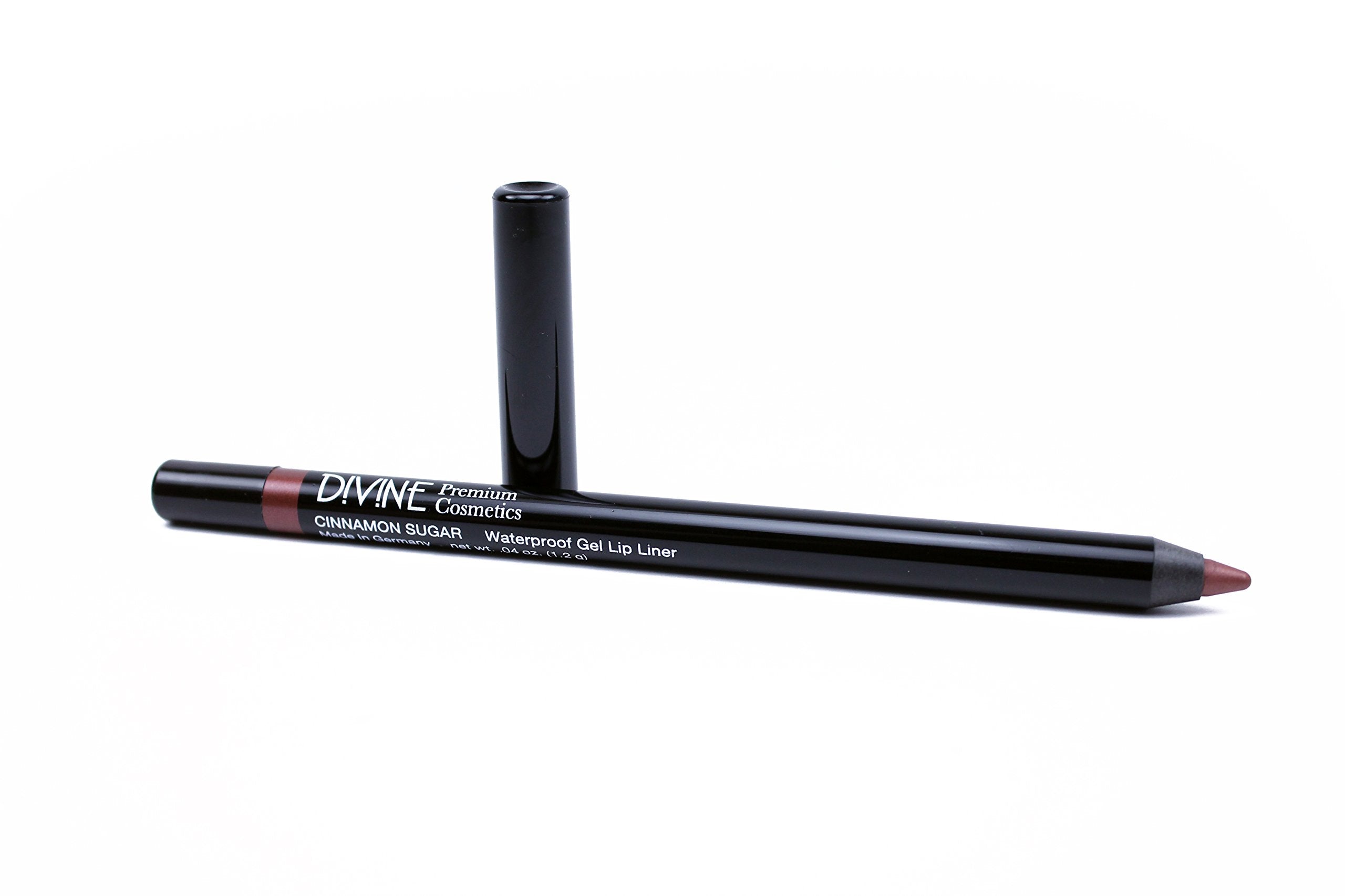 Divine Skin & Cosmetics - Lip Liner Pencil - Waterproof Gel Lip Liner - Kiss Proof, Highly Pigmented Gel Lip Liner - Cinnamon Su
