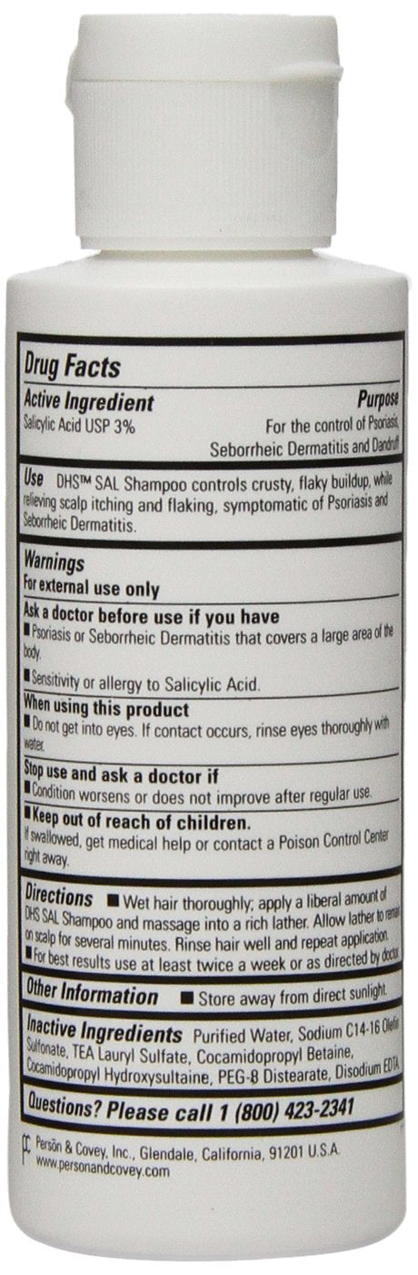 Dhs Sal Shampoo, 4 Oz