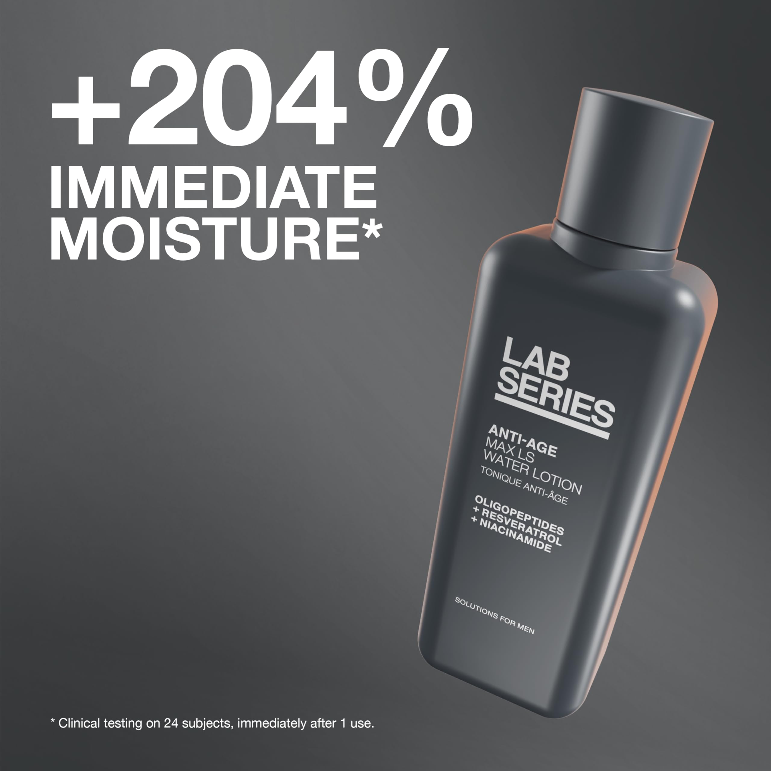 Lab Series Max Ls Water Lotion Toner - Moisturizing Essence For Men - Moisturizing & Anti-Aging Face Toner, 6.7 Fl Oz