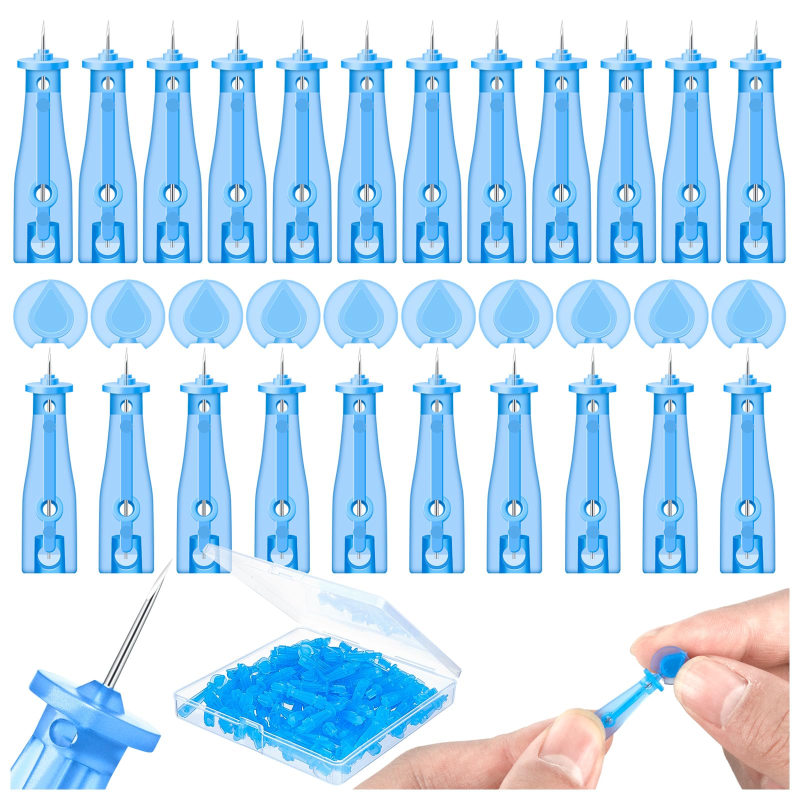 Sterile Needles for Pimples, 100Pcs Disposable Acne Lancet Effective Blemish and Blackhead Removal Tools for Clear Skin