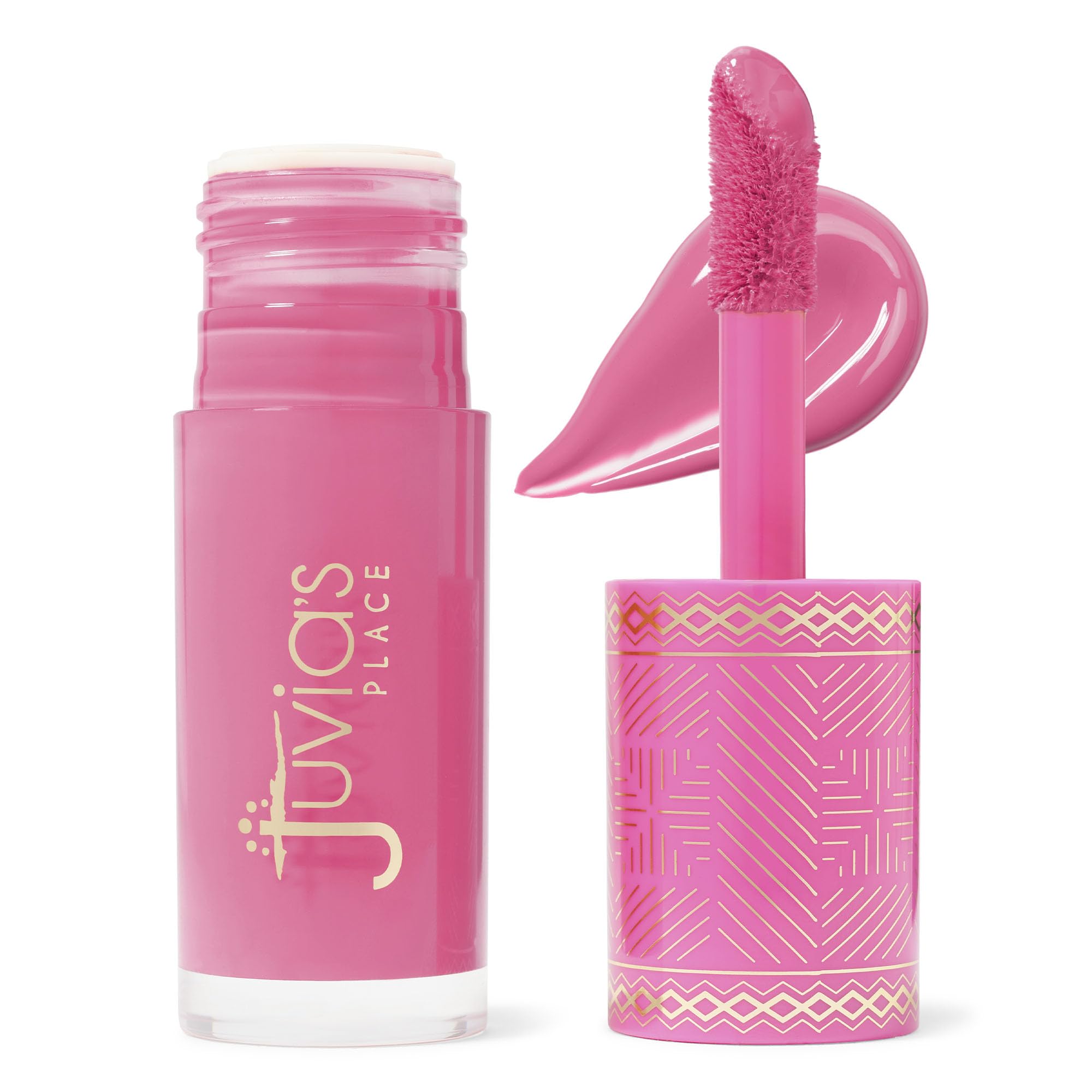 Juvia's Place Blushed Liquid Blush PinkLady - Dewy Tint Cheeks Makeup Glow Pigment Effortless Beauty Long Lasting Cosmetics Soft