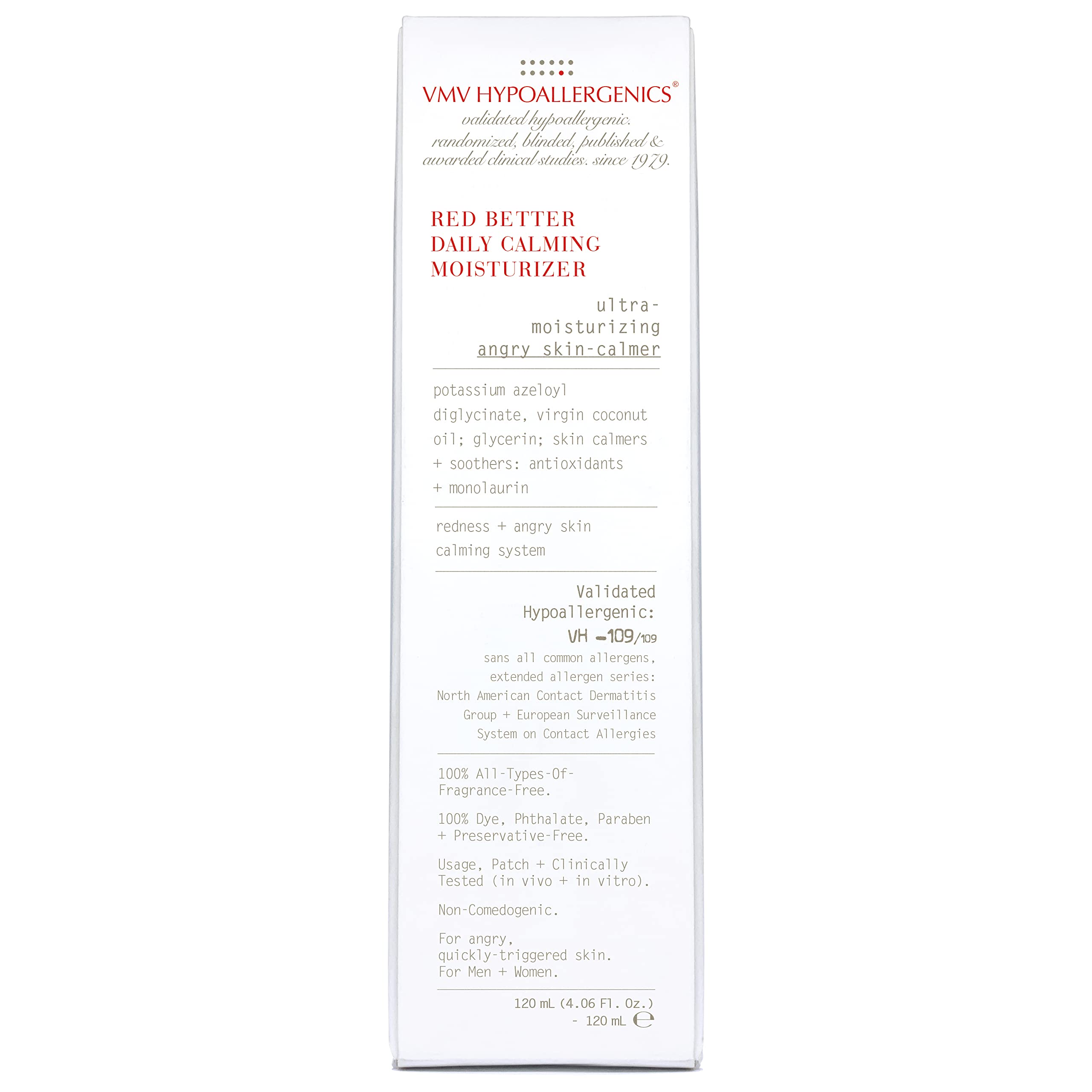 VMV Hypoallergenics Red Better Daily Therapy Moisturizer 120ml