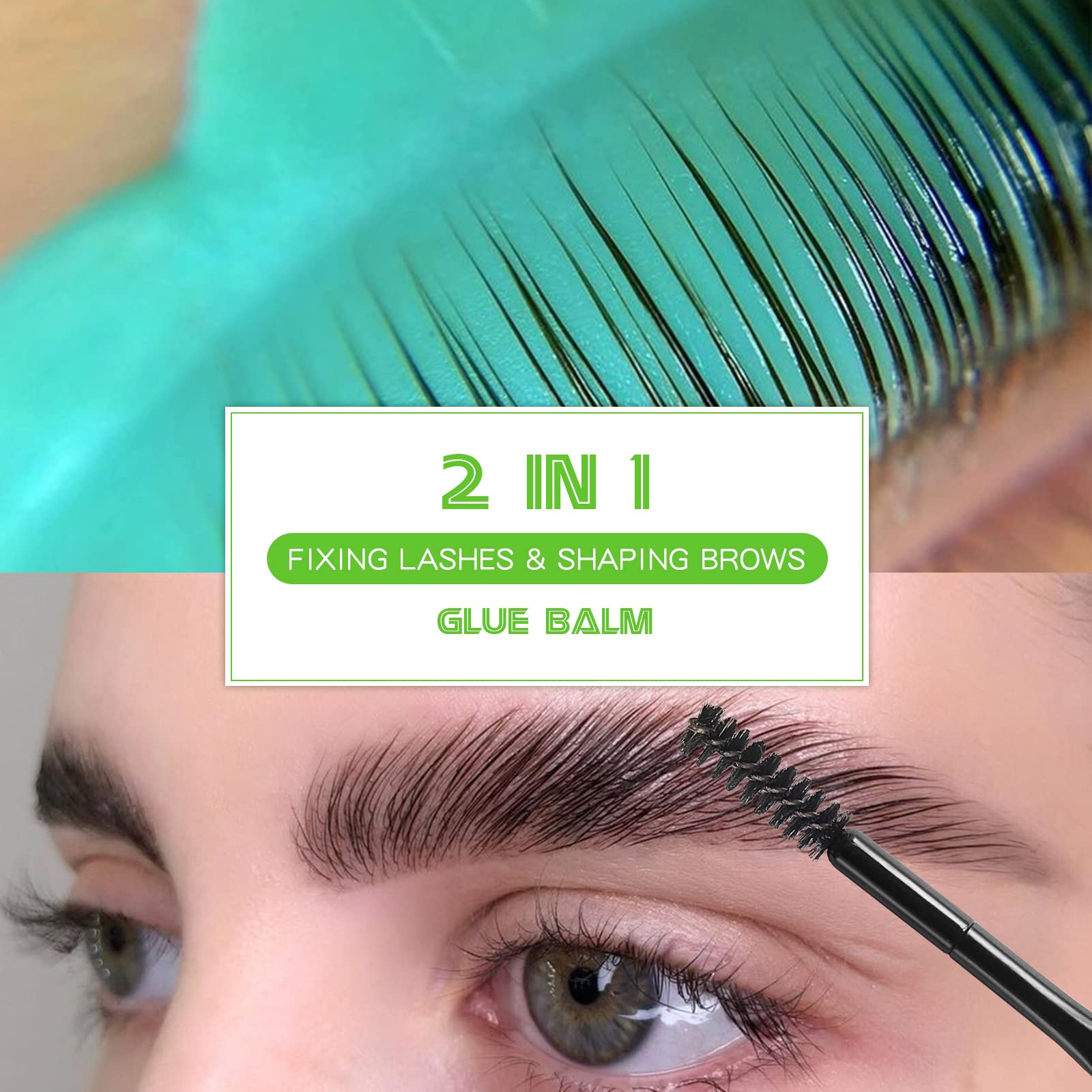 Permania Lash Glue Balm, Eyelash Lifting Adhesives Strong Hold And Perfectly Shaped Eyebrows For Brow Lamination Kit, Lash Lift