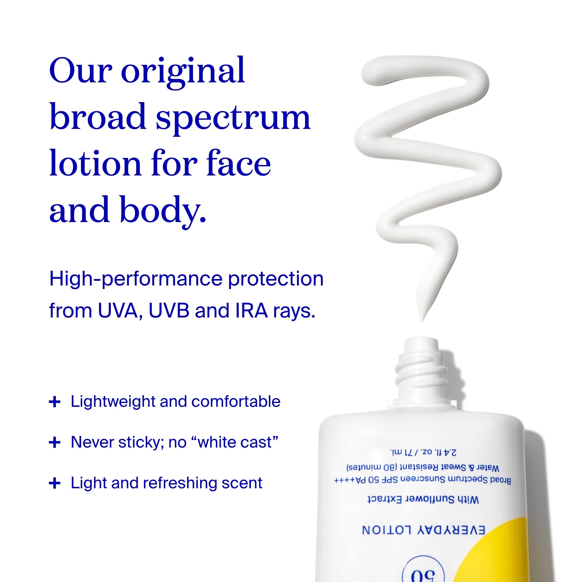 Supergoop! Play Everyday Lotion Spf 50-5.5 Fl Oz - Broad Spectrum Body & Face Sunscreen For Sensitive Skin - Great For Active Da