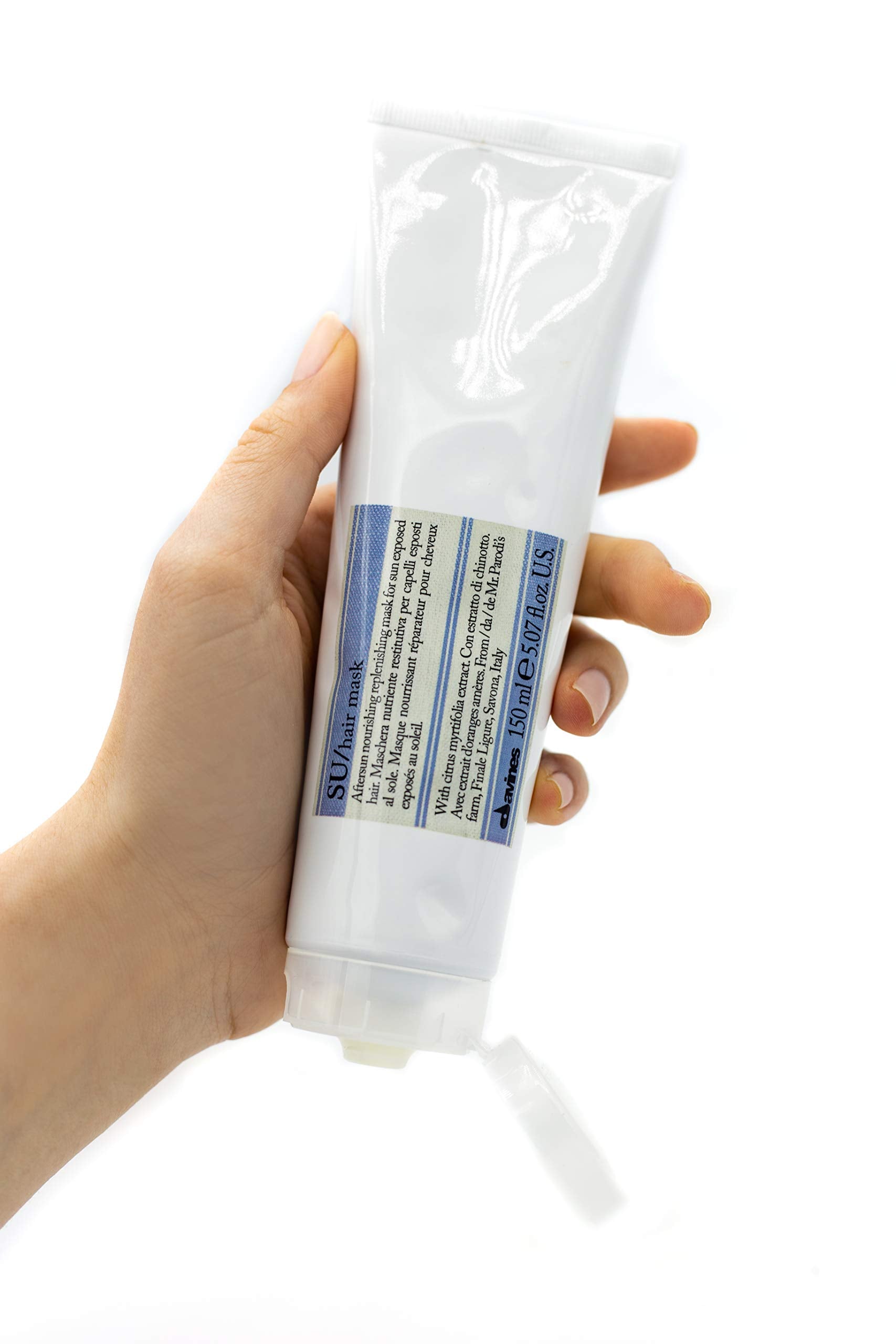 Davines SU Hair Mask, Restore Moisture And Hydrate Sun-Exposed Hair, Restore Softness To Dry And Dull Hair, 5.07 Fl. Oz.