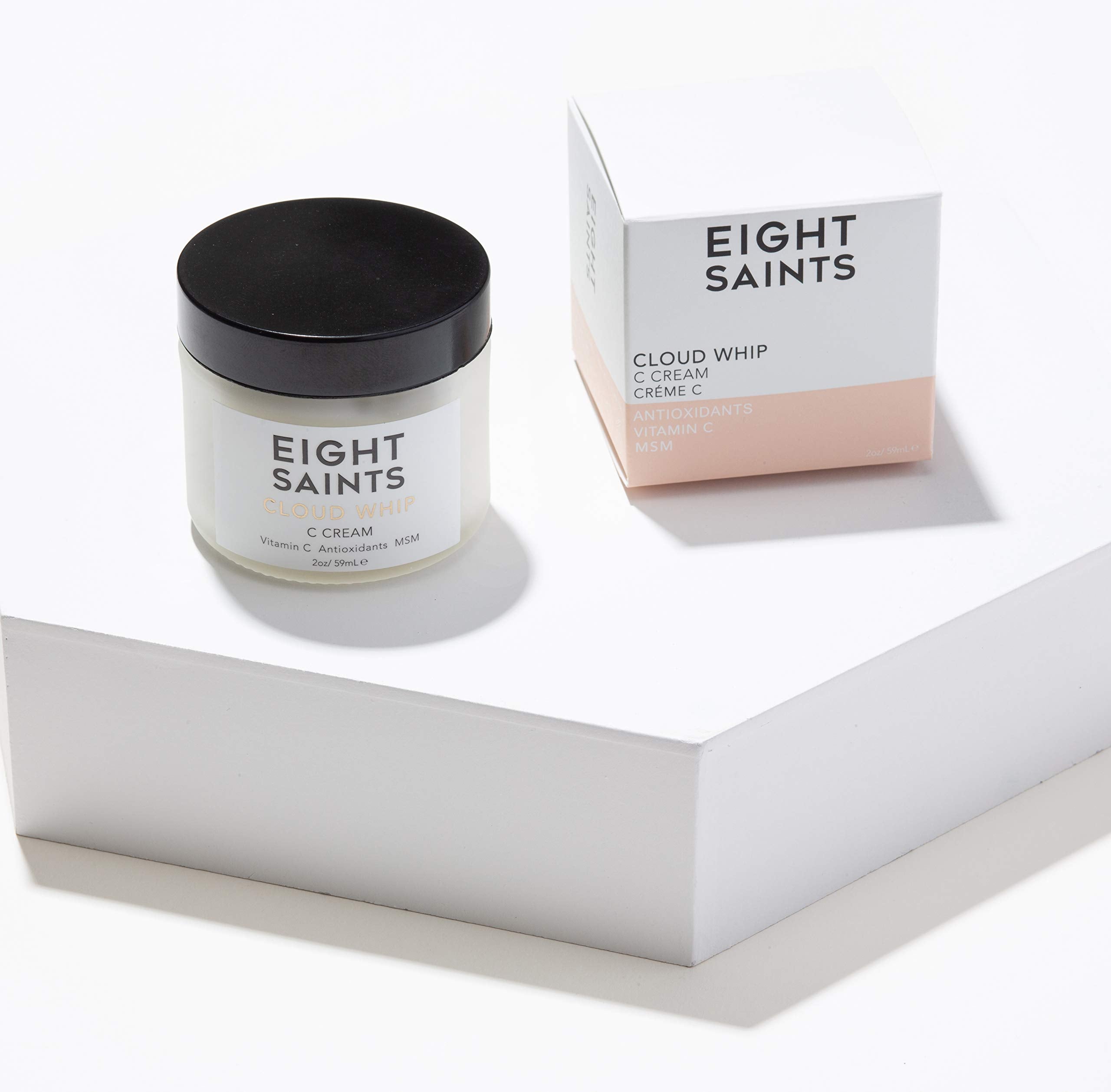 Eight Saints Skincare Cloud Whip Vitamin C Face Moisturizer Day Cream, Natural and Organic Face Cream For Women, Anti Aging Crea
