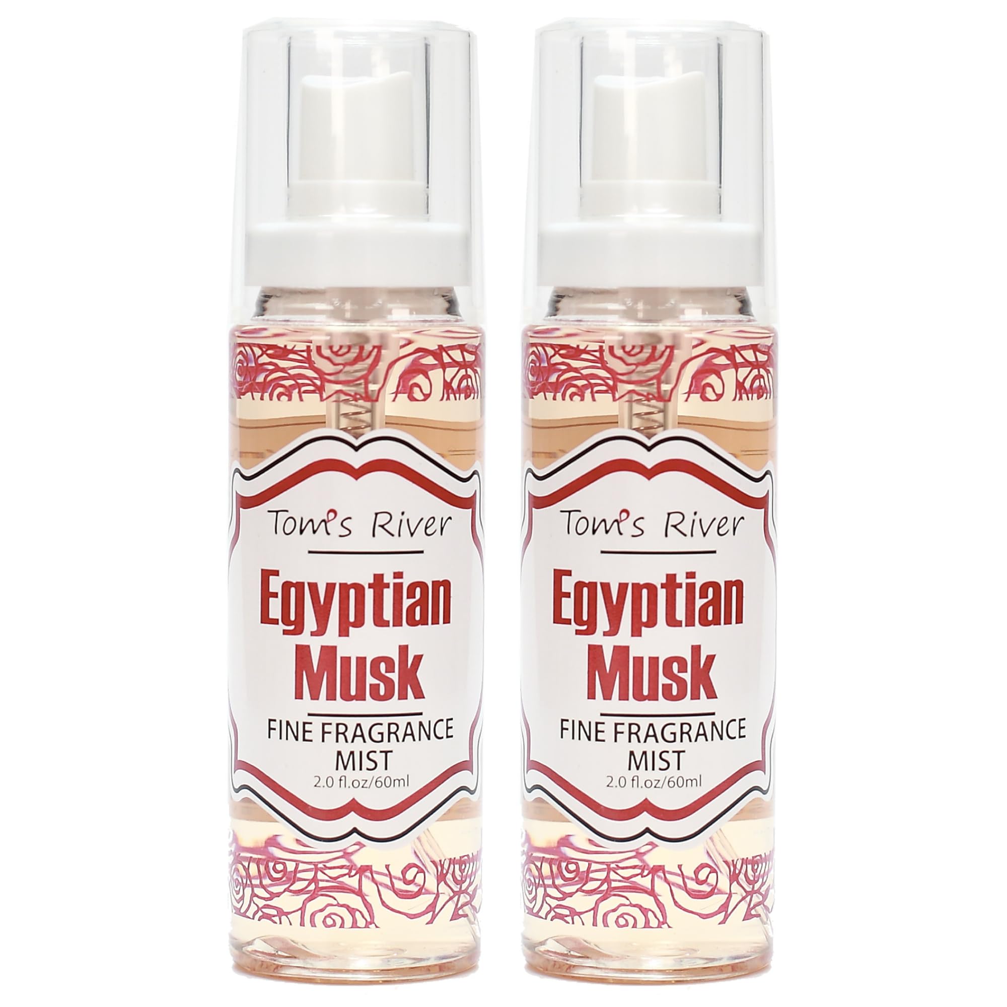Infinix Egyptian Musk - Fine Fragrance Mist - Pack Of 2-4 fl oz/120ml, Body Spray for Women, Gentle and Long Lasting Body Mist, 