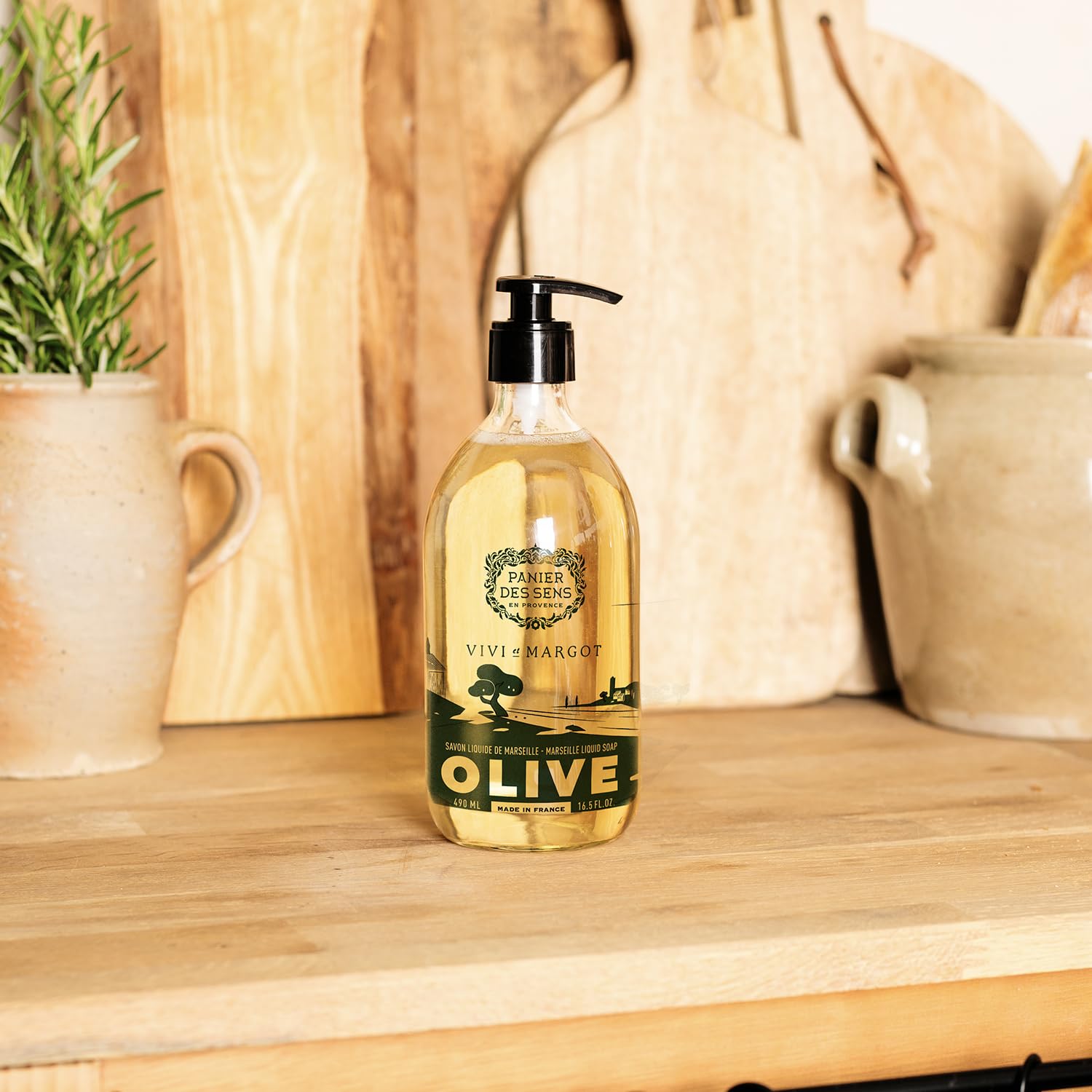 Panier Des Sens - Liquid Hand Soap Limited Edition - Hand Wash With Olive Oil - French Marseille Moisturizing Hand Soap - Refill