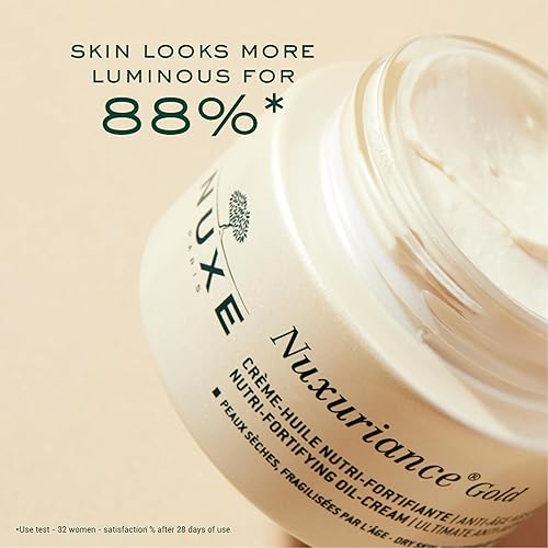 Nuxe Nuxuriance Gold Nutri-Replenishing Oil-Cream - Ultimate Anti-Aging Cream For Radiant, Nourished Skin, 1.7 Oz