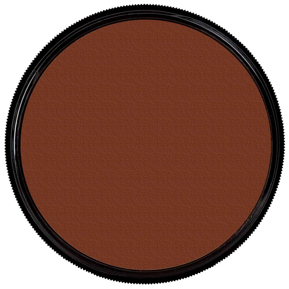 Mehron Makeup Starblend Cake Makeup | Wet/Dry Pressed Powder Face Makeup | Powder Foundation | Sable Brown Face Paint & Body Pai