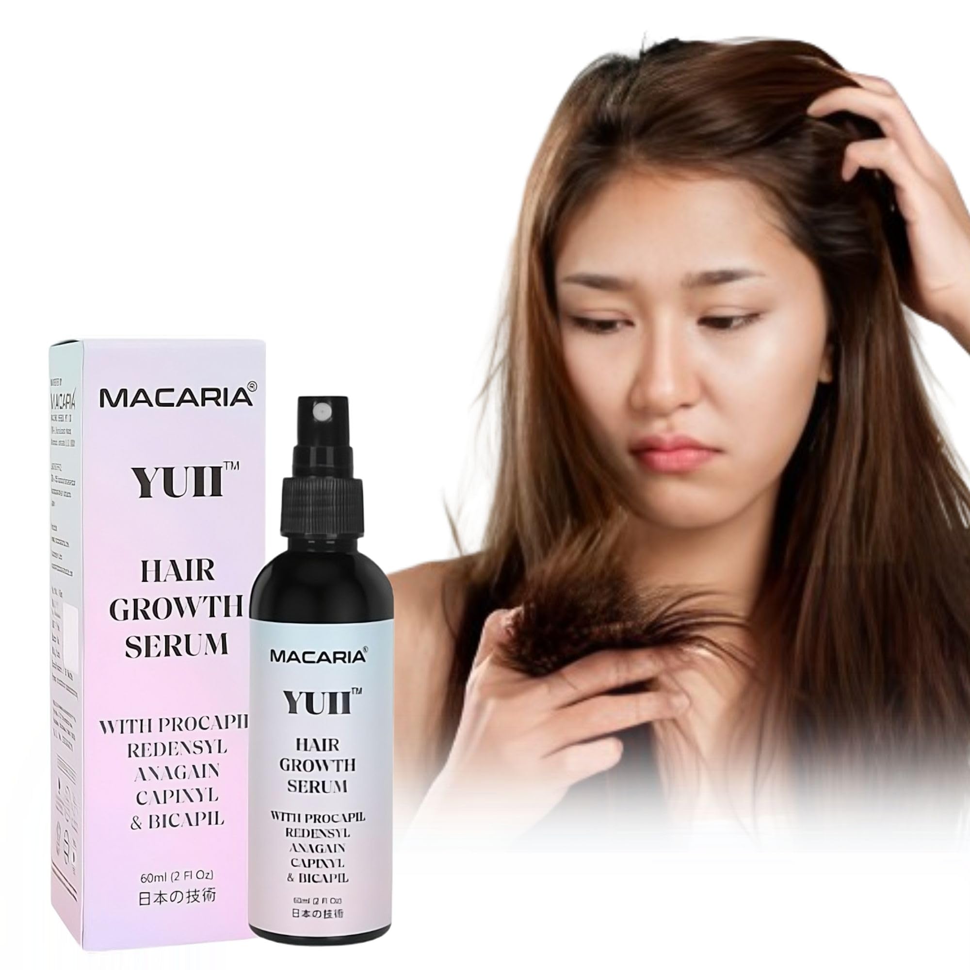 MACARIA Yuii Redensyl capixyl procapil Hair Growth Serum