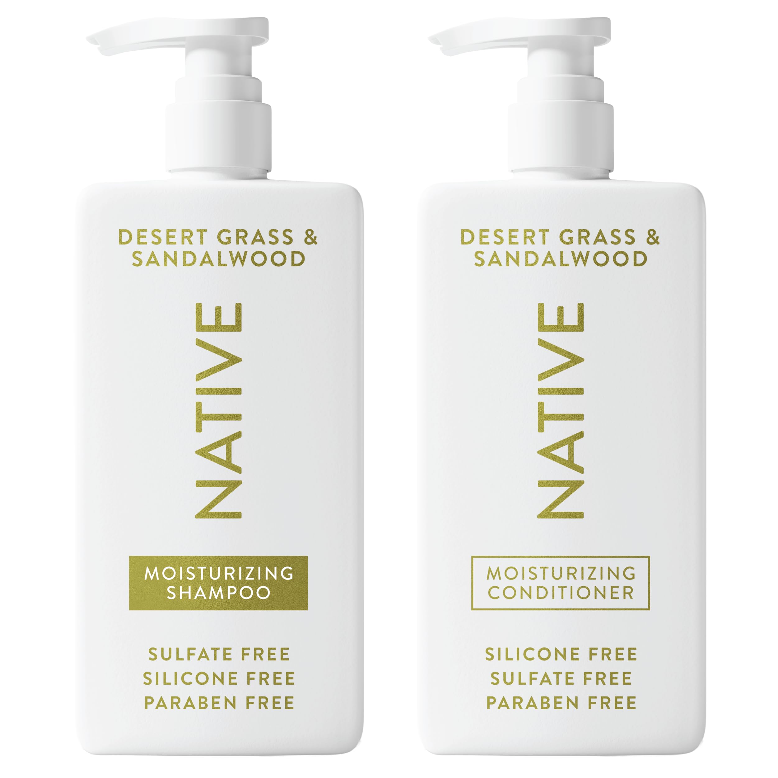 Native Desert Grass & Sandalwood Moisturizing Conditioner contains Naturally Derived Ingredients | All Hair Types - Color & Trea