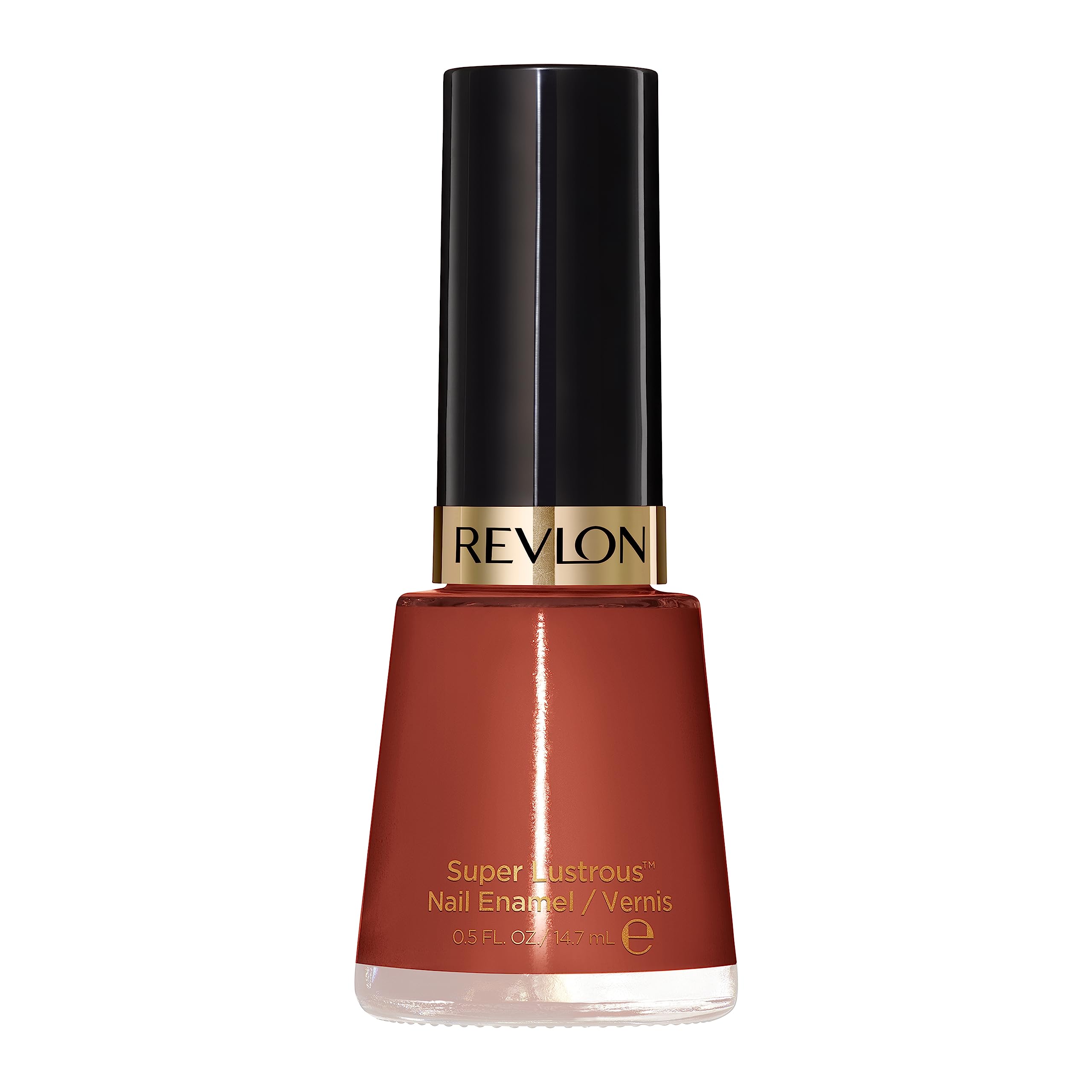 REVLON Super Lustrous Nail Polish, Chip-Resistant, High Shine, 0.5 fl oz, 415 Totally Toffee