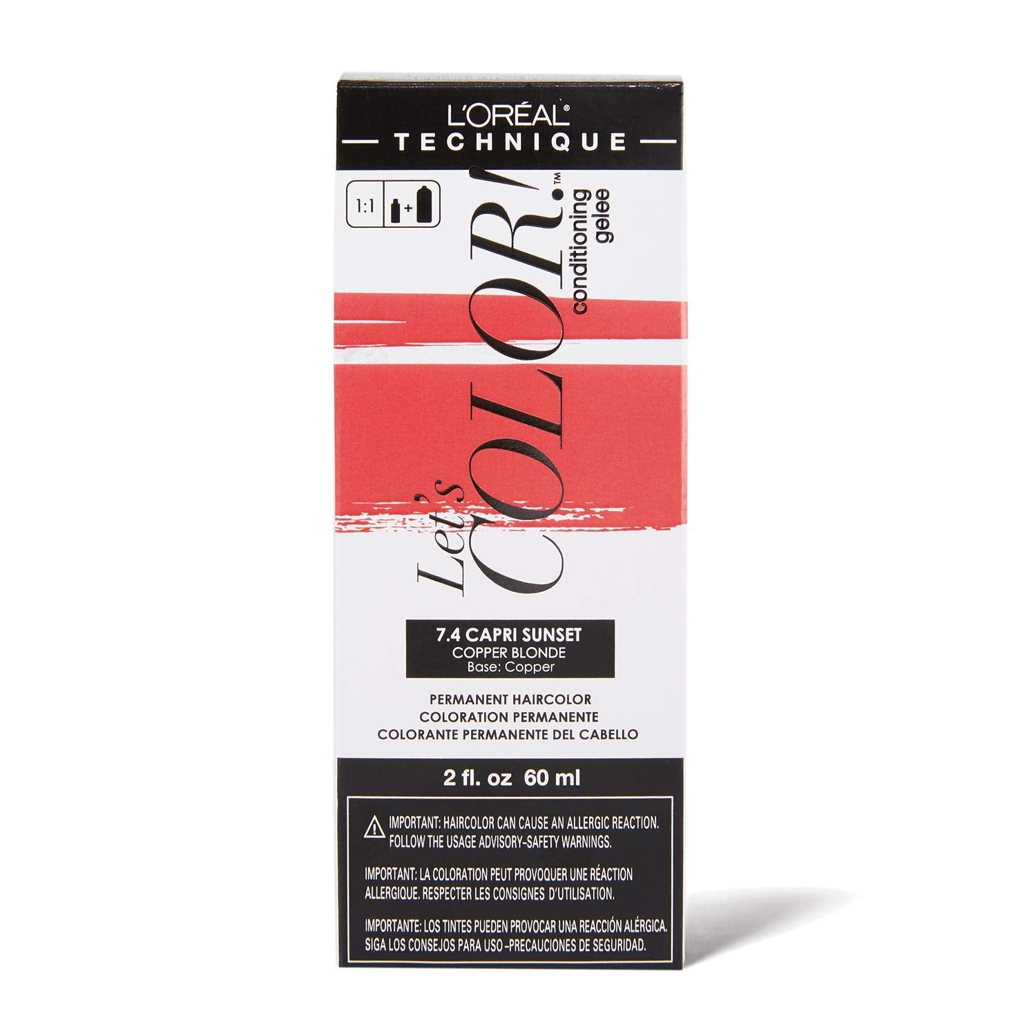 Let'S Color! Conditioning Gelee Permanent Haircolor 7.4 Capri Sunset